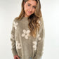 Bloom Bouclé Sweater - taupe