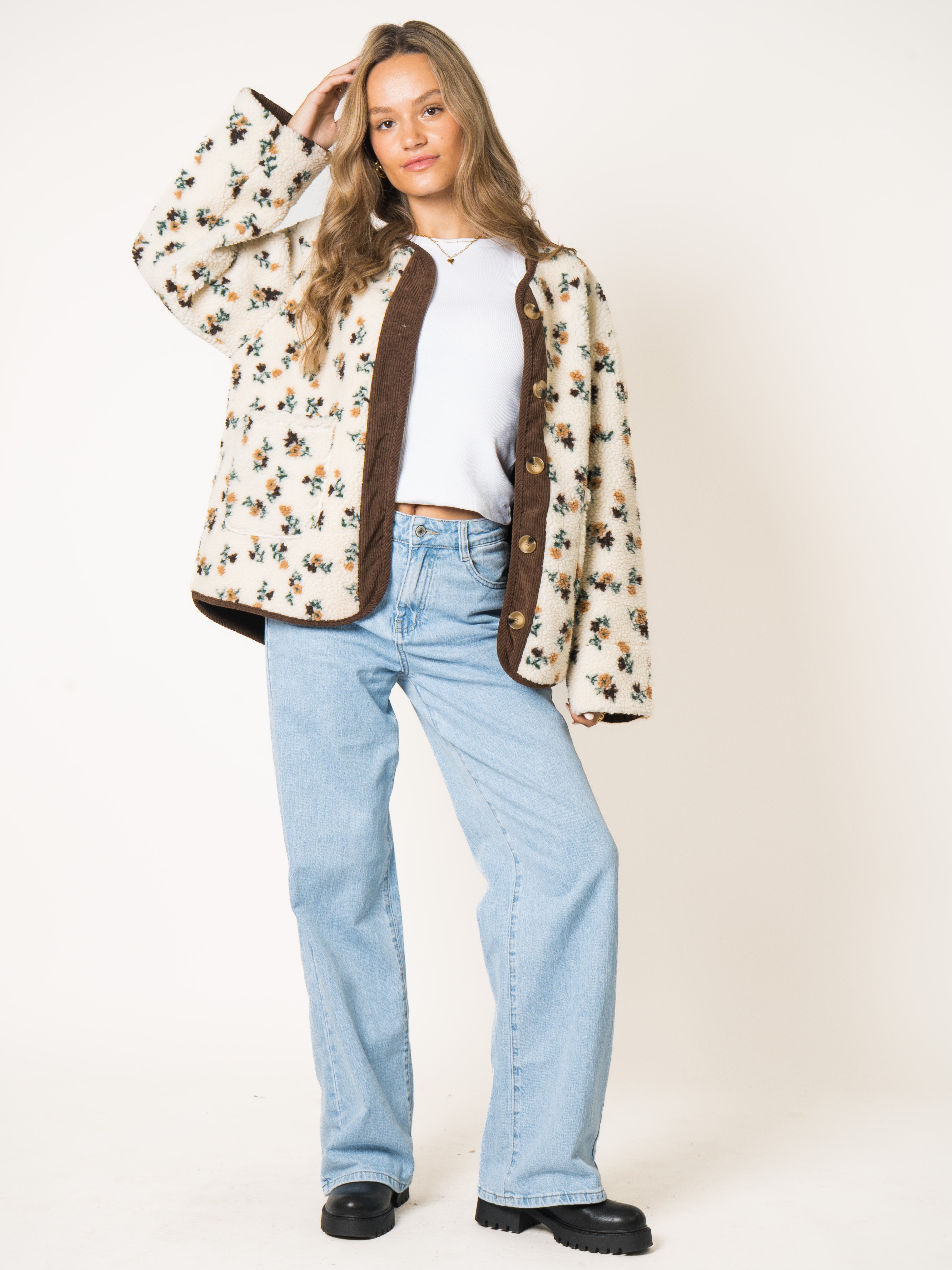 Cord Teddy Jacke