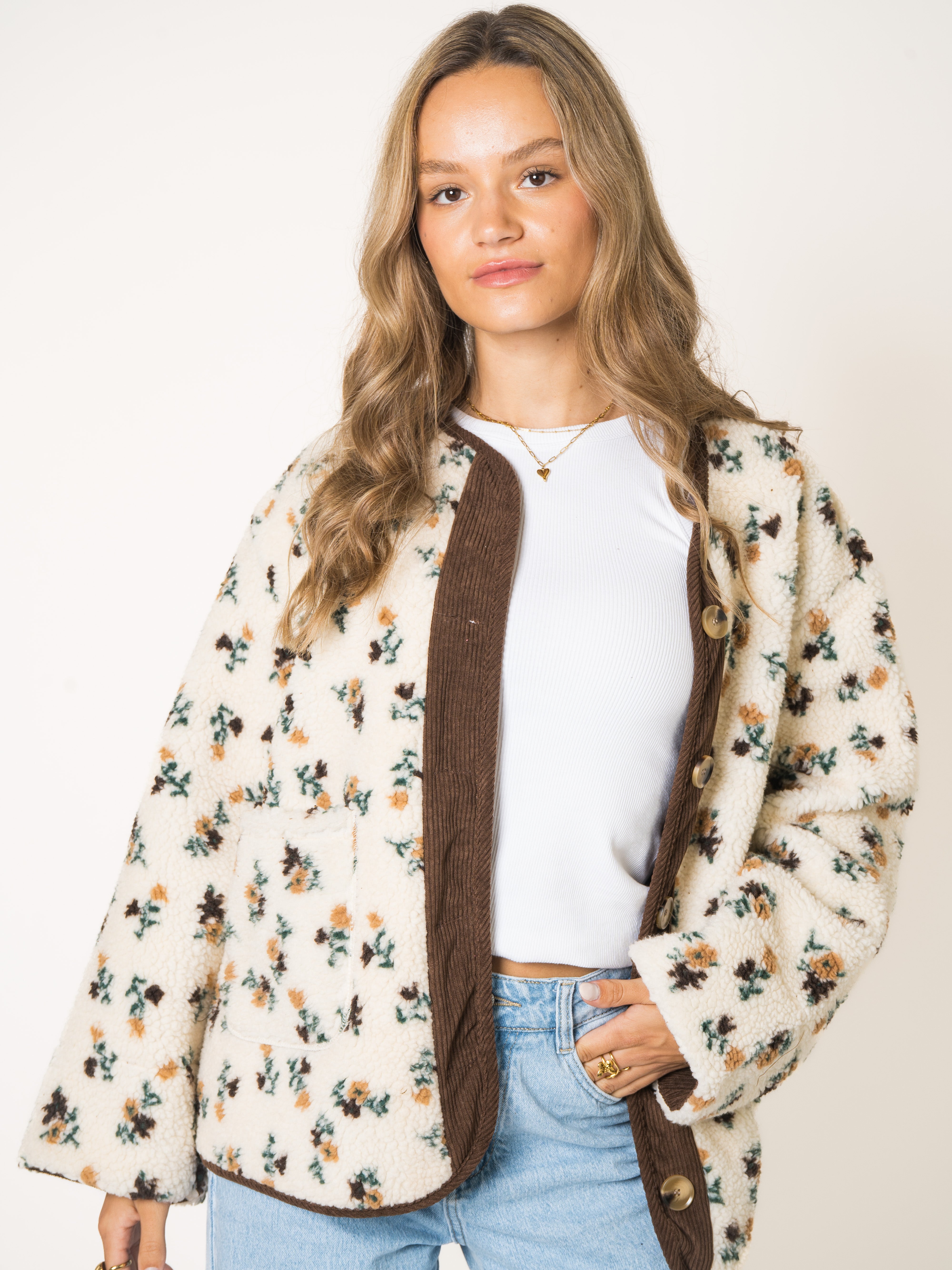Cord Teddy Jacke