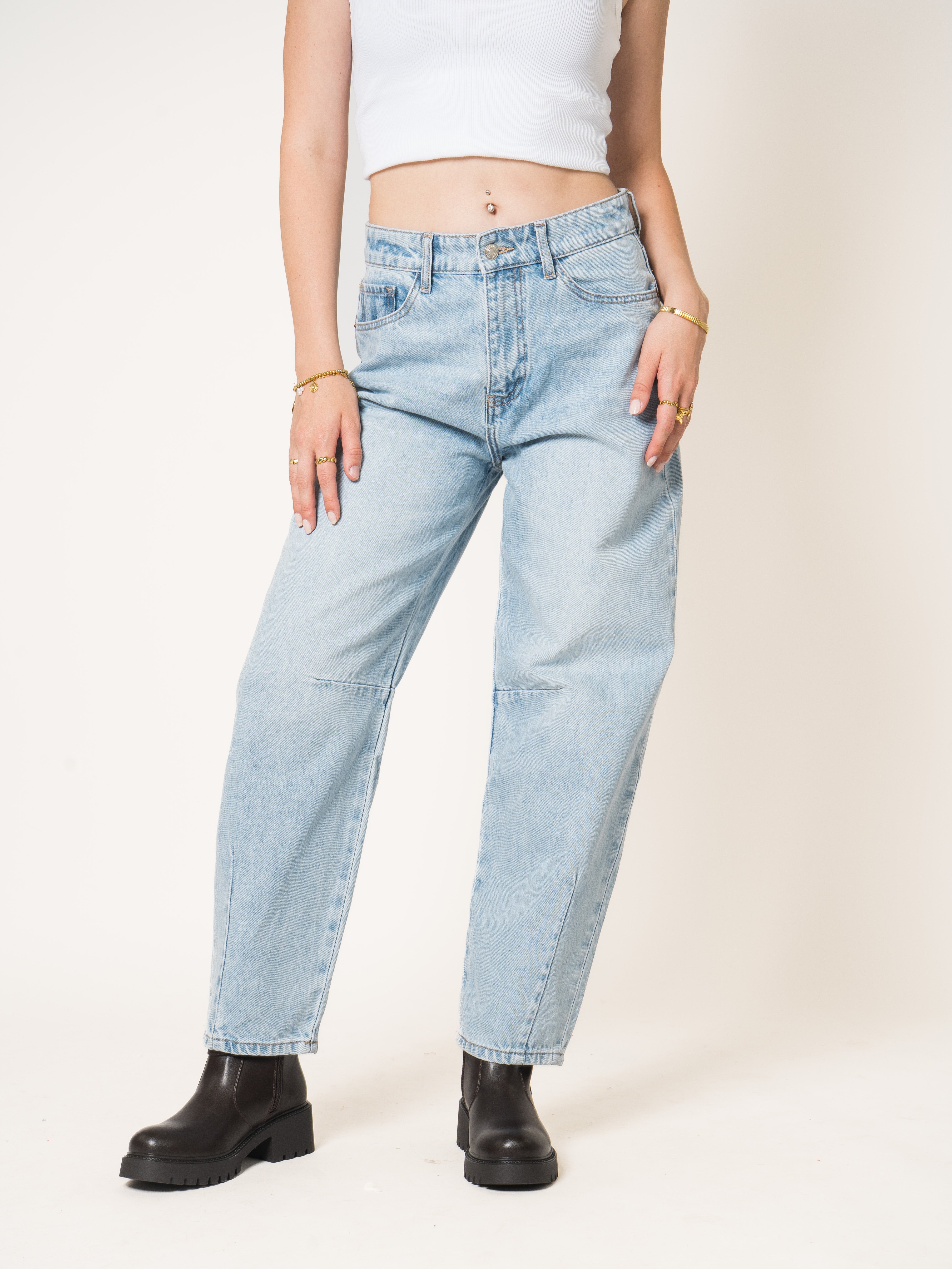 Dusk To Dawn Cotton Balloon Jeans