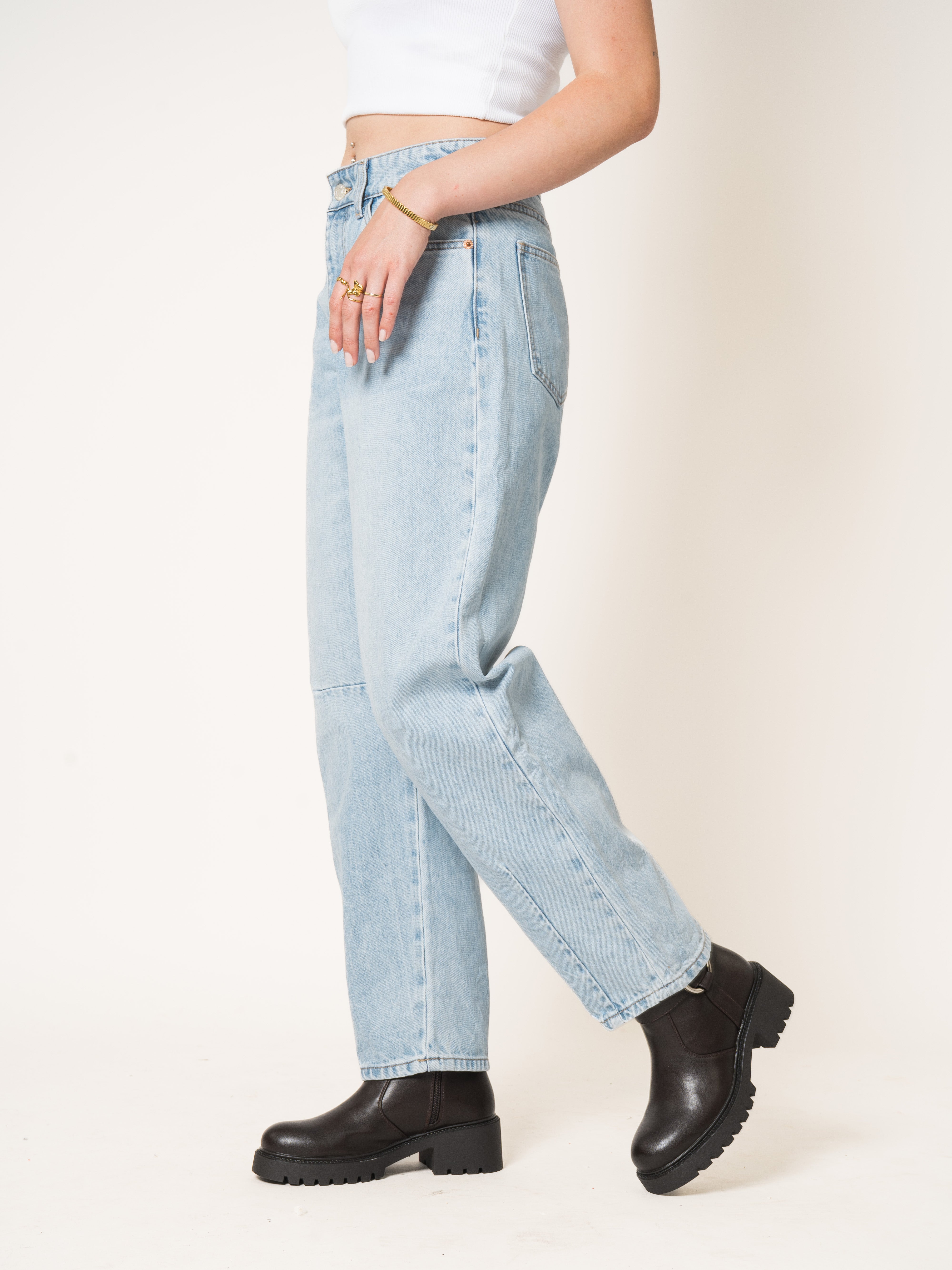 Dusk To Dawn Cotton Balloon Jeans