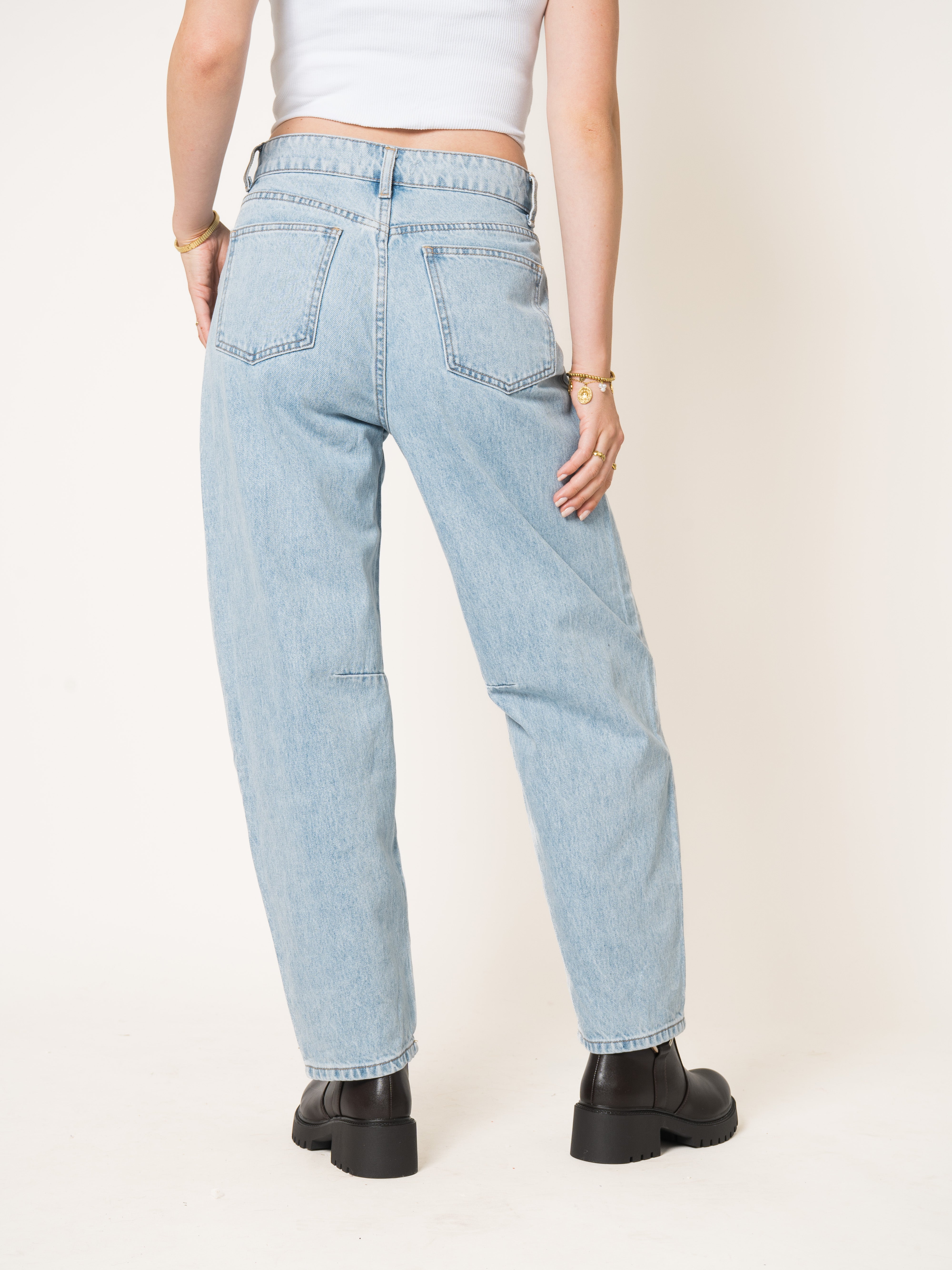 Dusk To Dawn Cotton Balloon Jeans