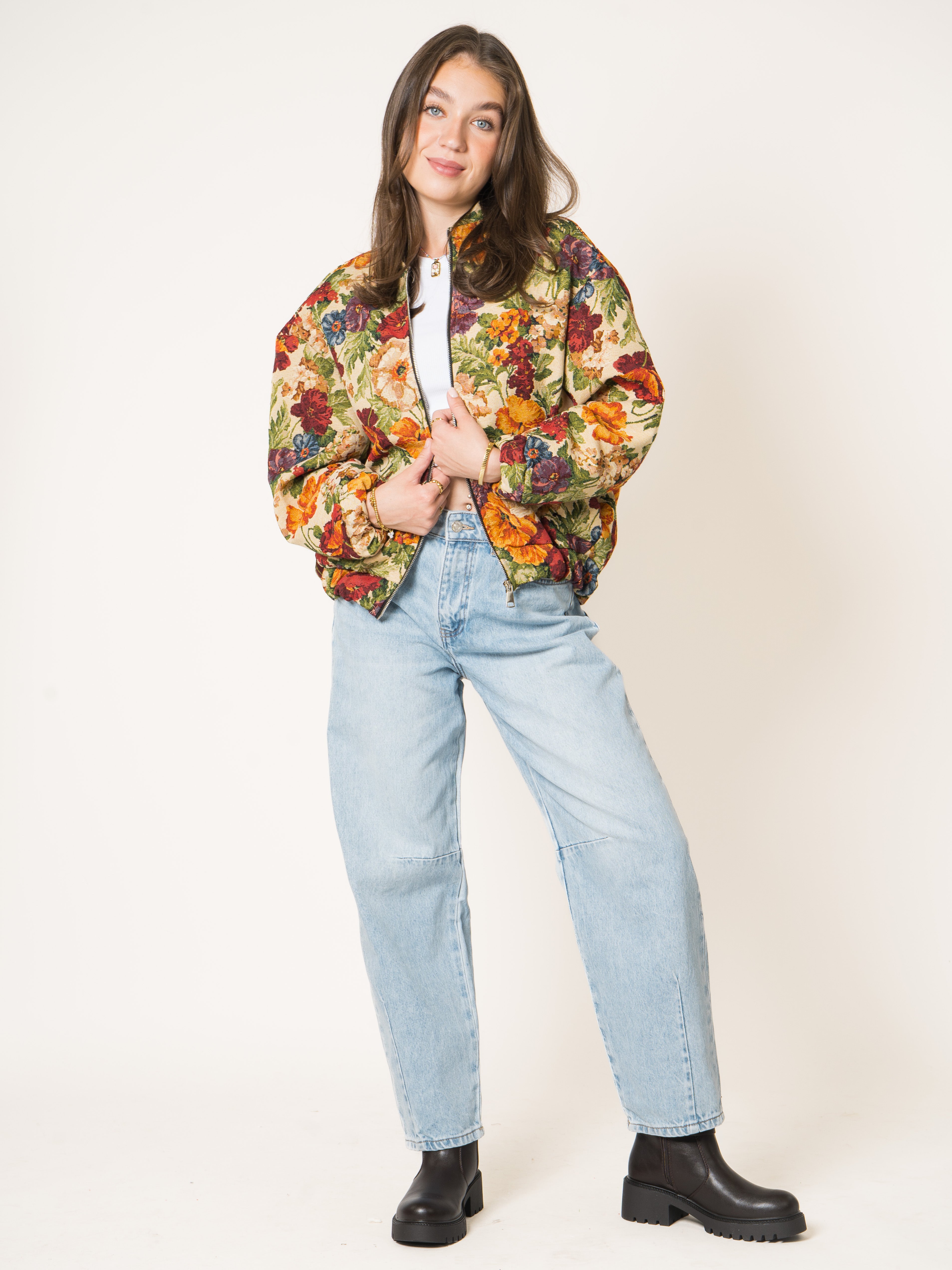 Bomberjacke Flowerbed