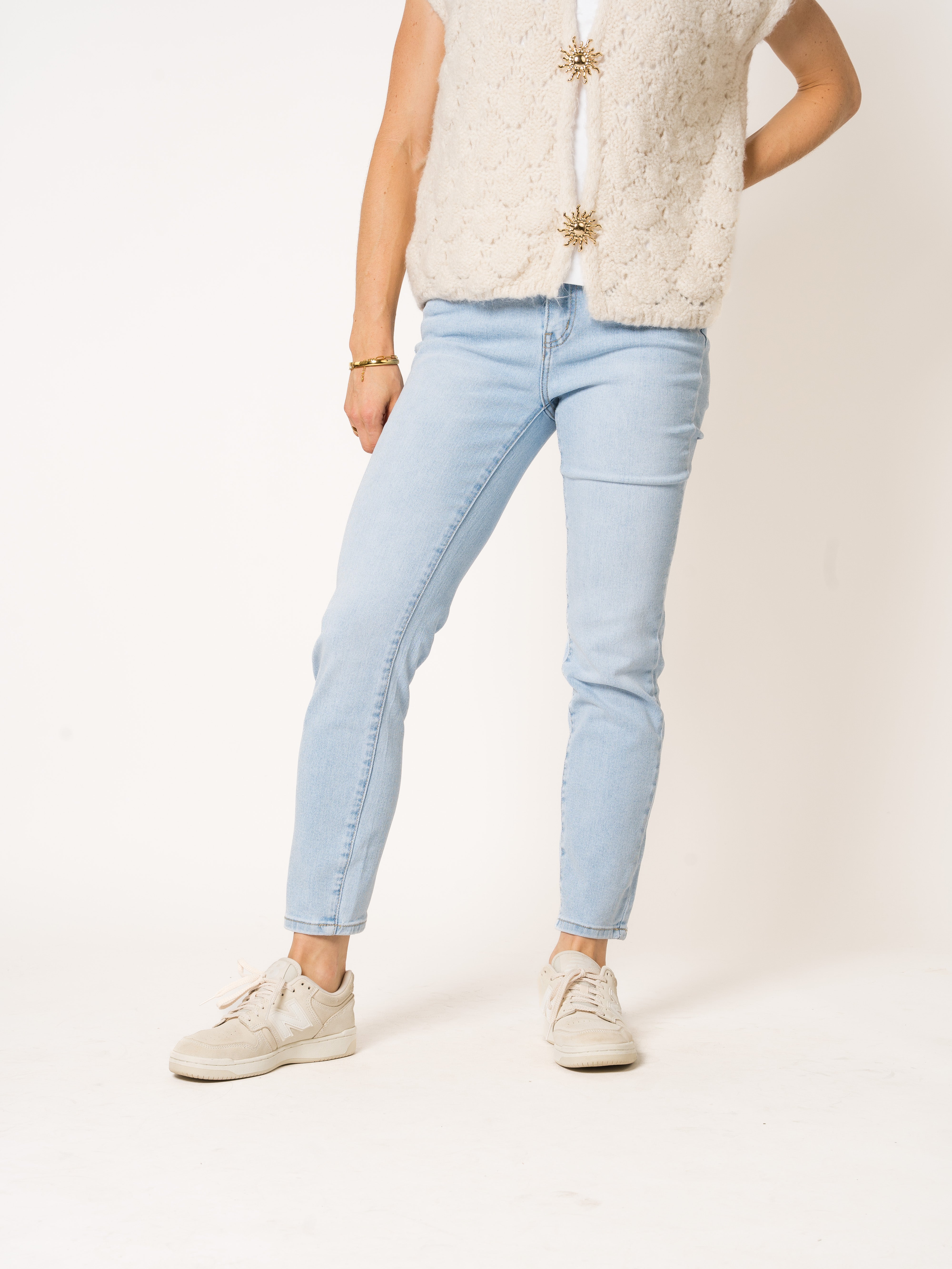 Basic Mom Jeans Long