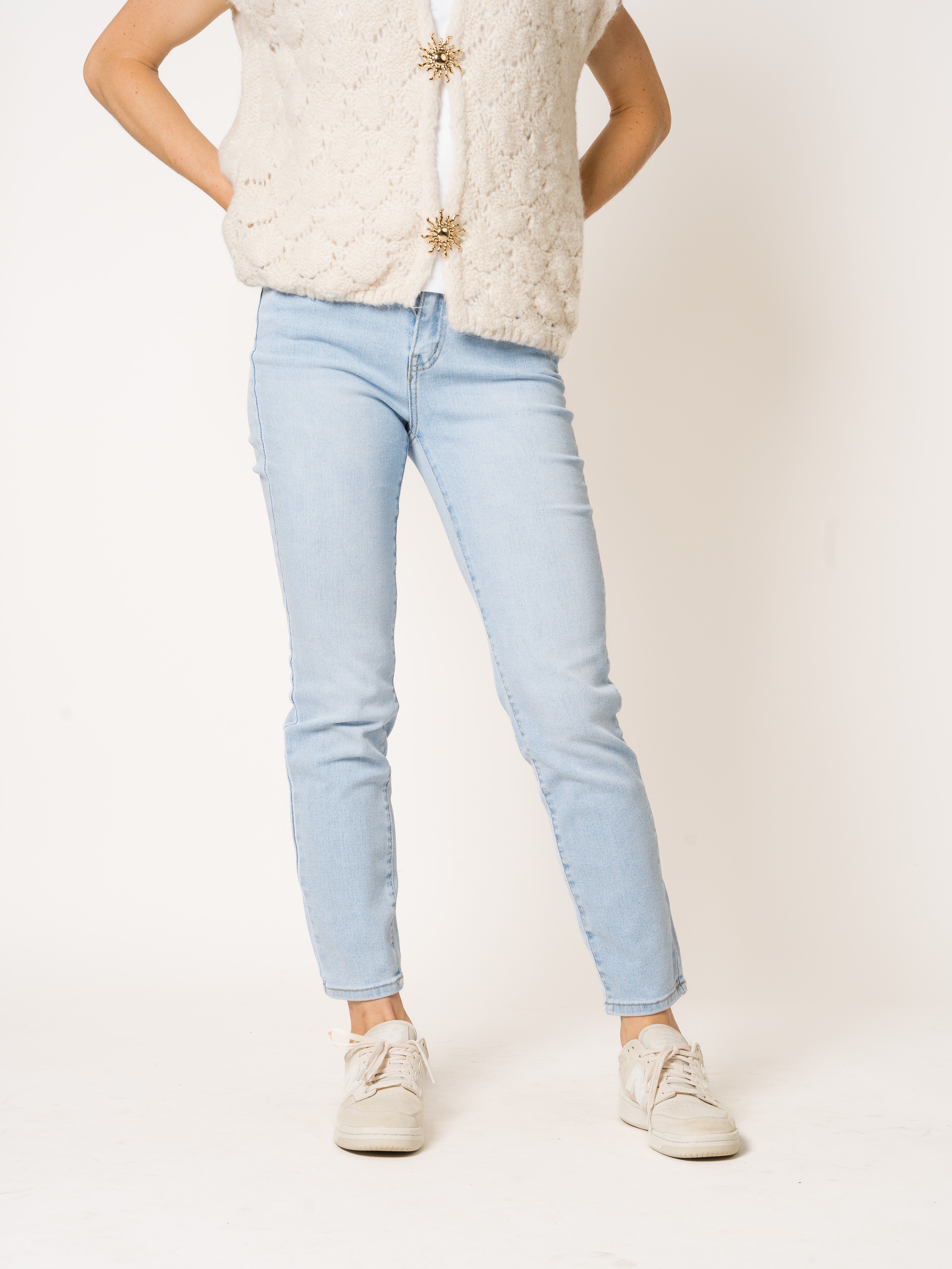 Basic Mom Jeans Long