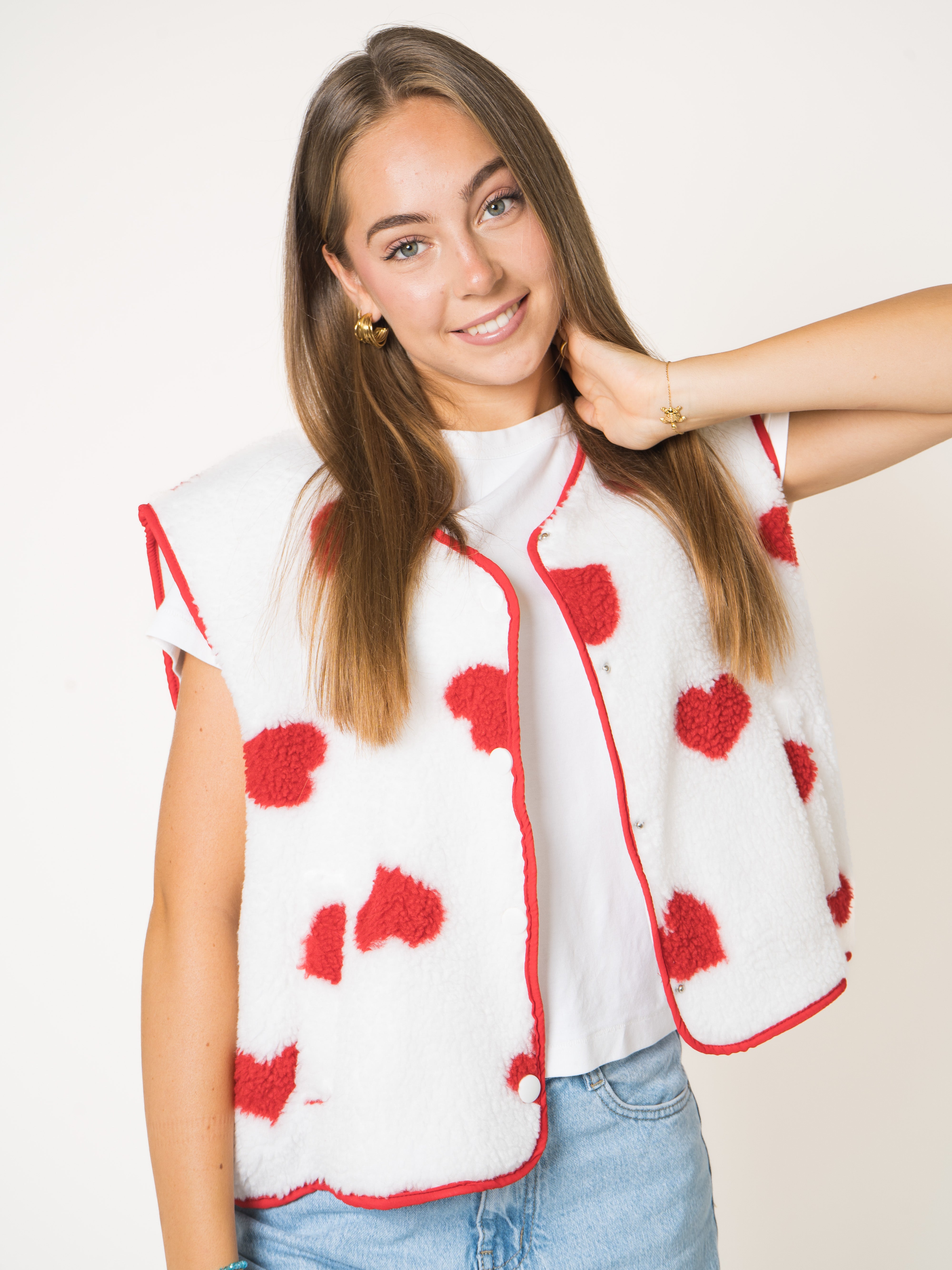 Love Hearts Teddyweste