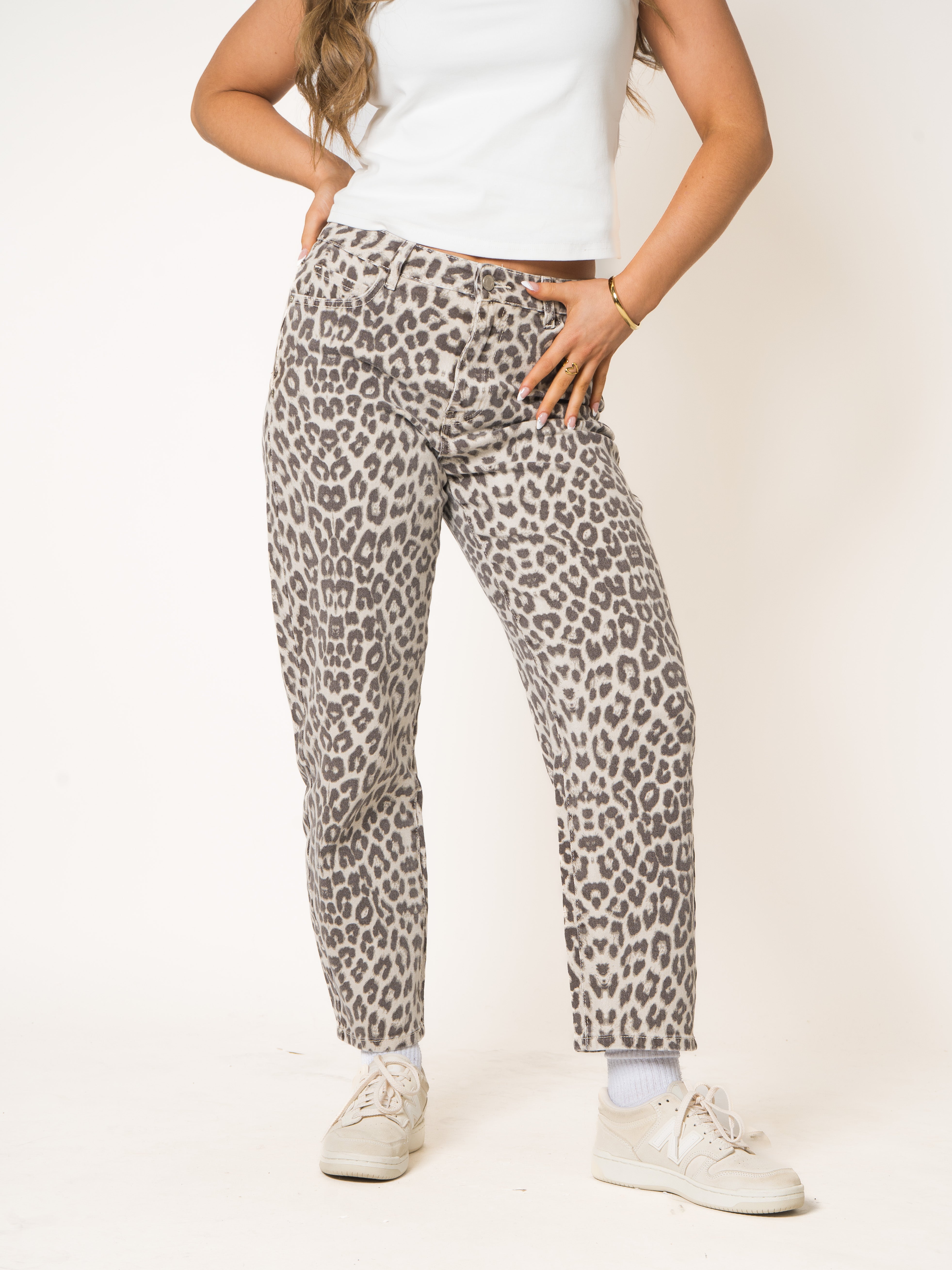 LUCKY DEAL 2201 Mom Fit Leo Jeans - Grau - vom Umtausch ausgeschlossen -