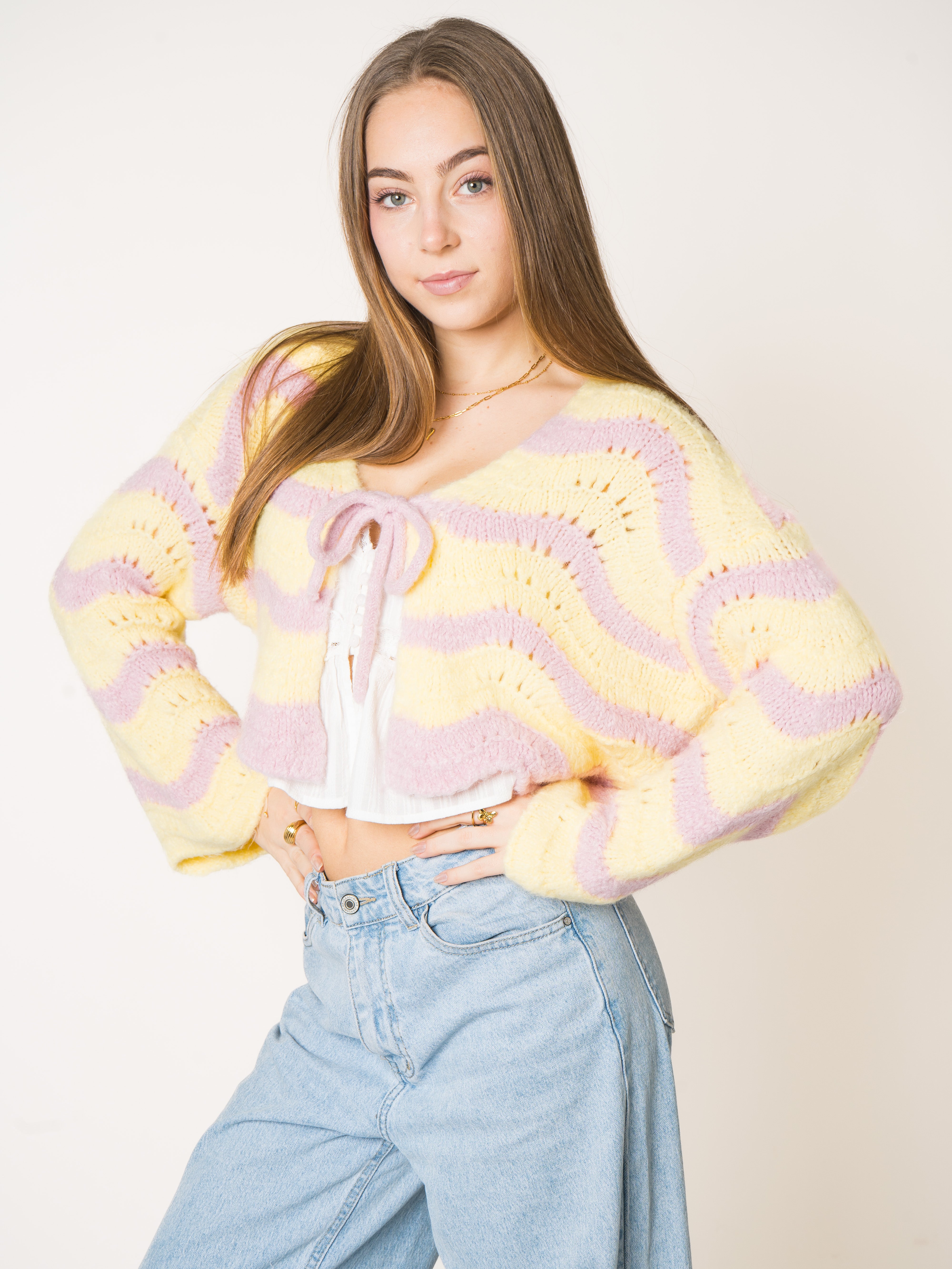 #Farbe_Gelb mit Rosa