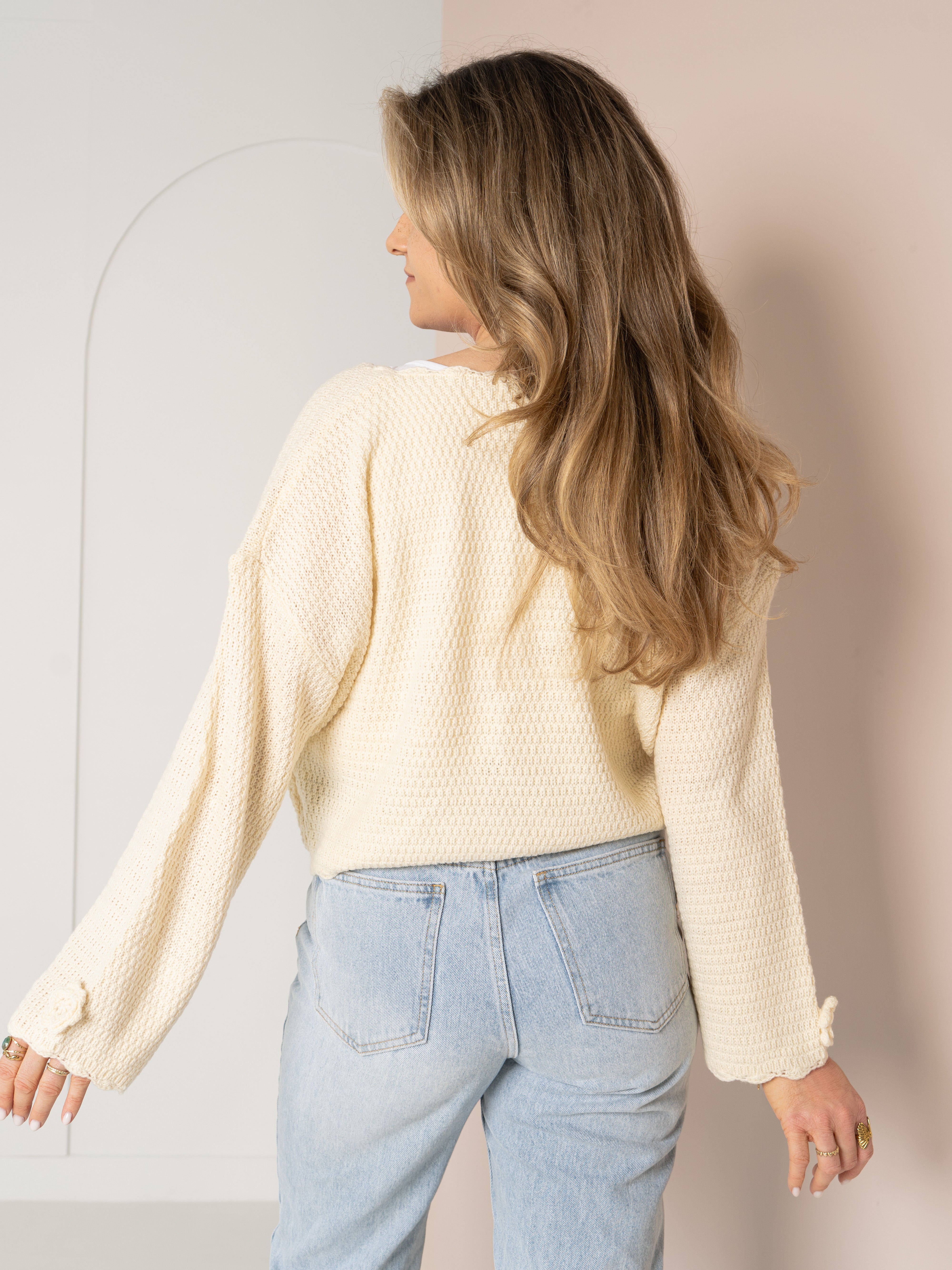 Summer Bloom Häkelcardigan