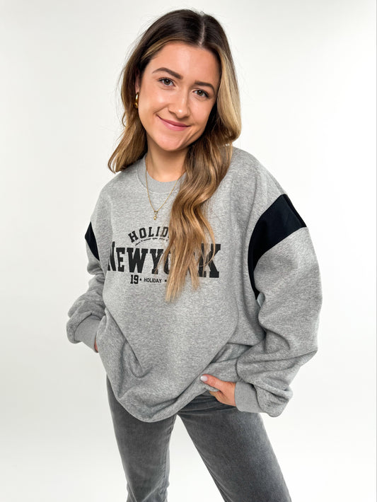 NY Urban Cotton Comfort Sweatshirt - grau