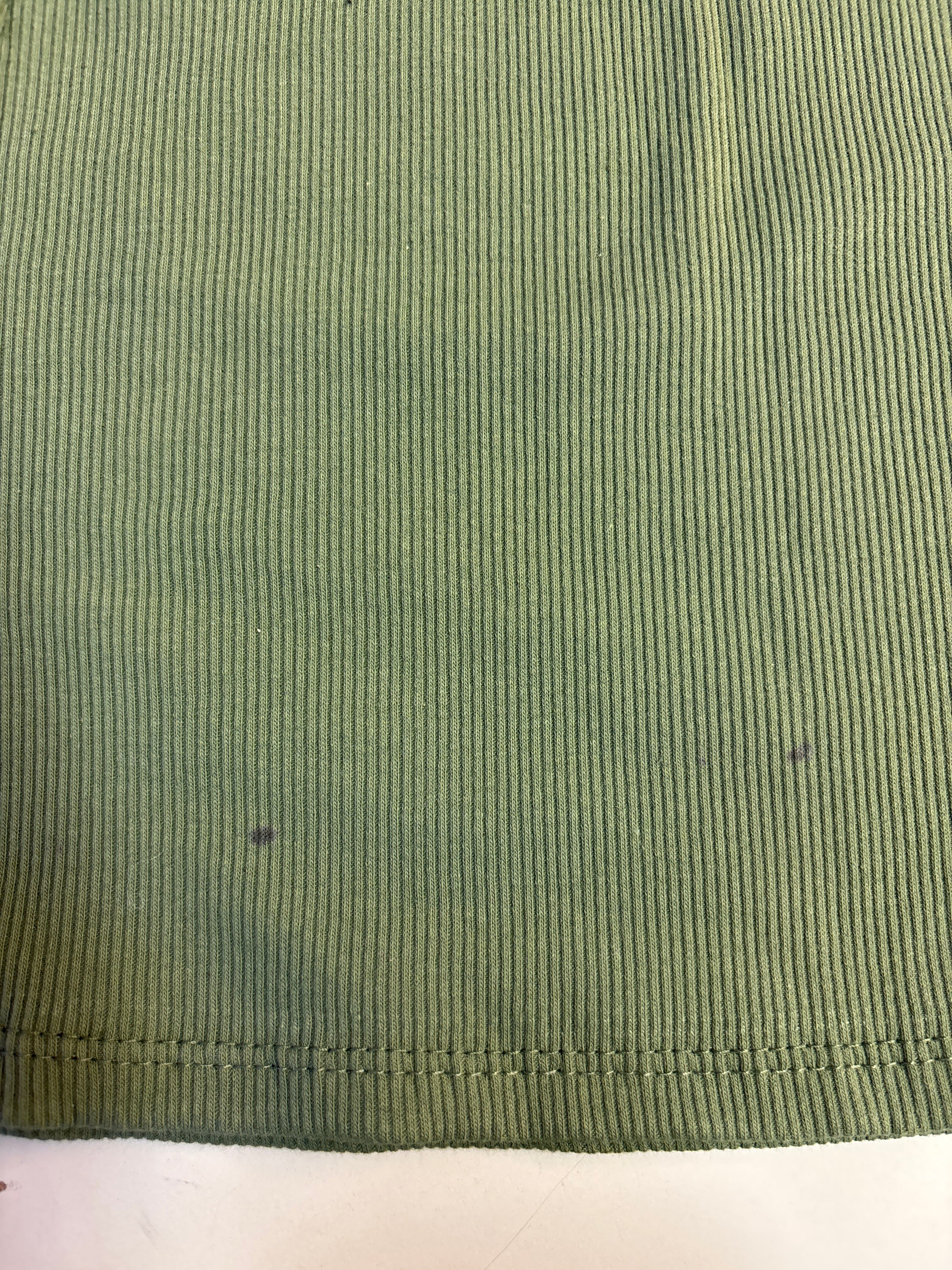 Lucky Deals 1795- Ribbed Basic Top - Dunkelgrün- Vom Umtausch ausgeschlossen