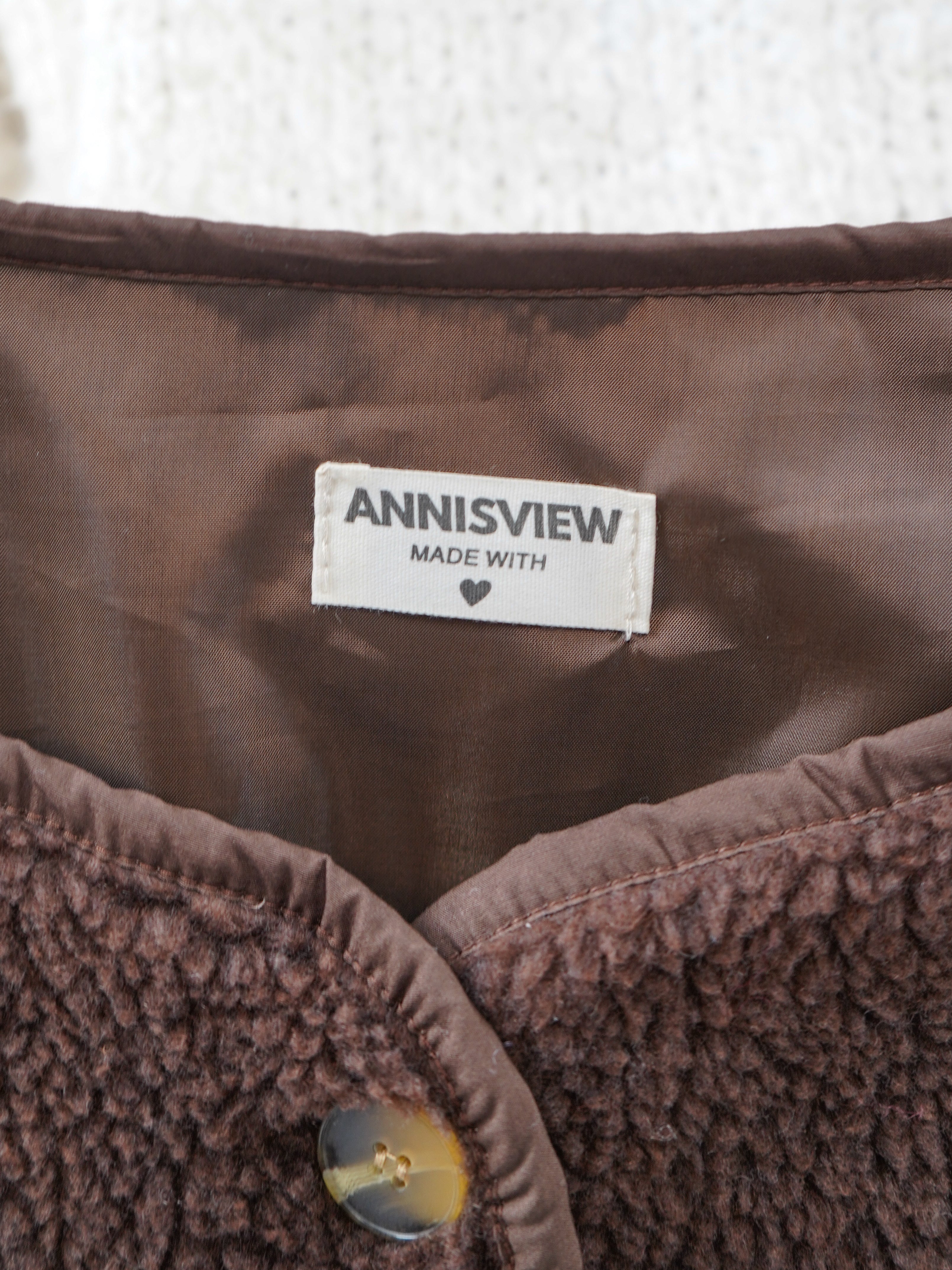 Teddyjacke ANNISVIEW - Chocolate