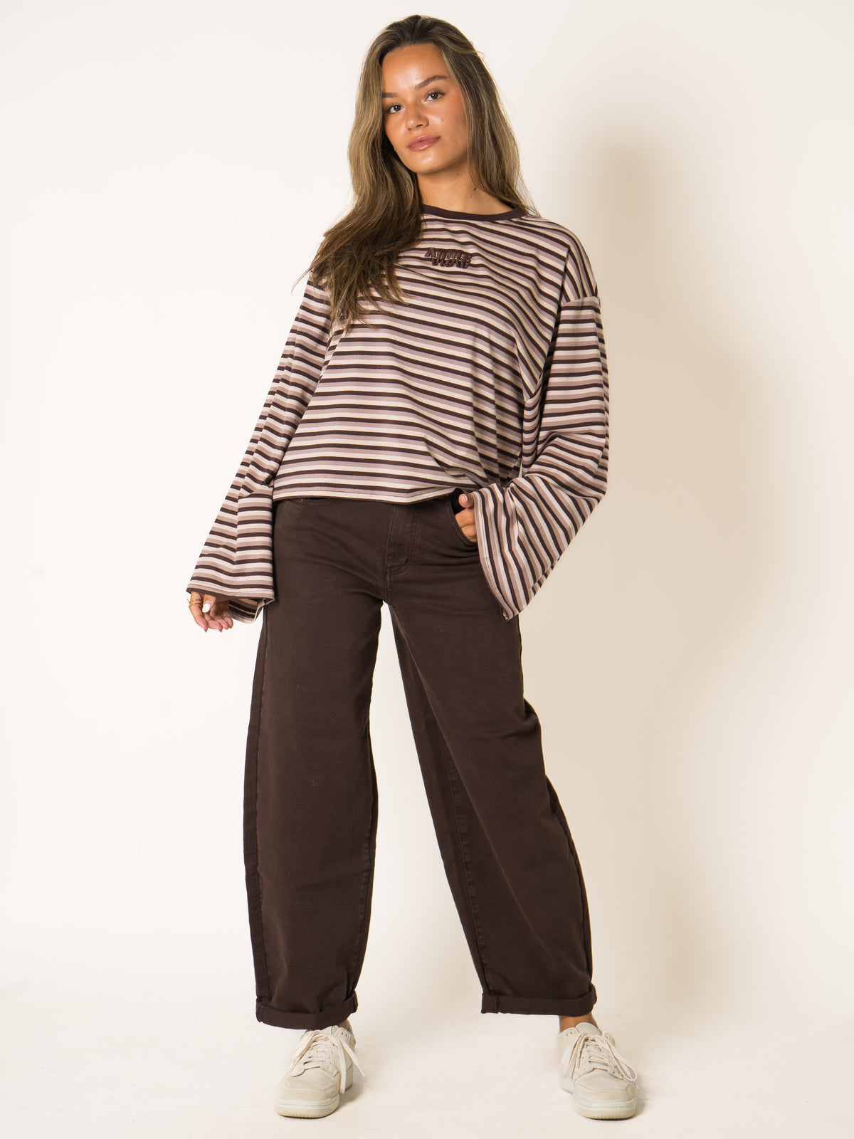 Oversized Longsleeve Cinnamon