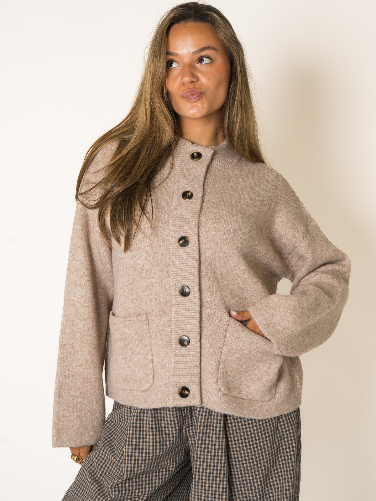 Hot Caramel Knit Jacket