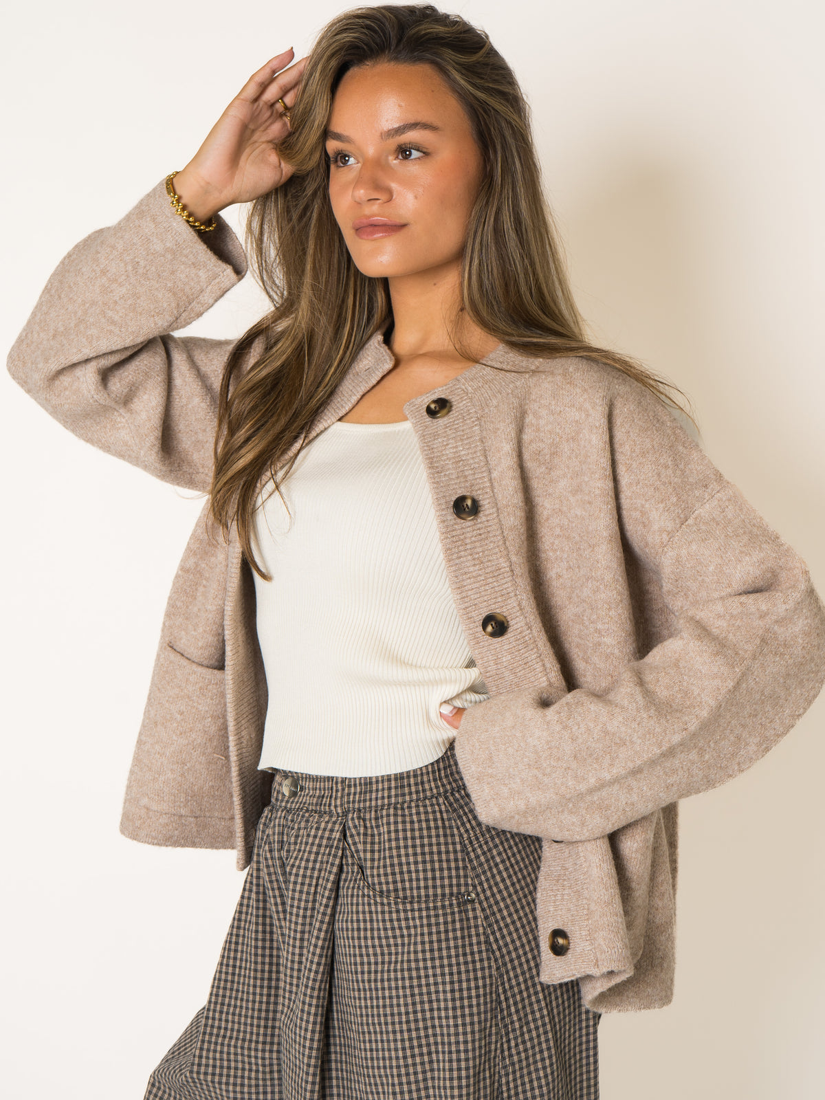 Hot Caramel Knit Jacket