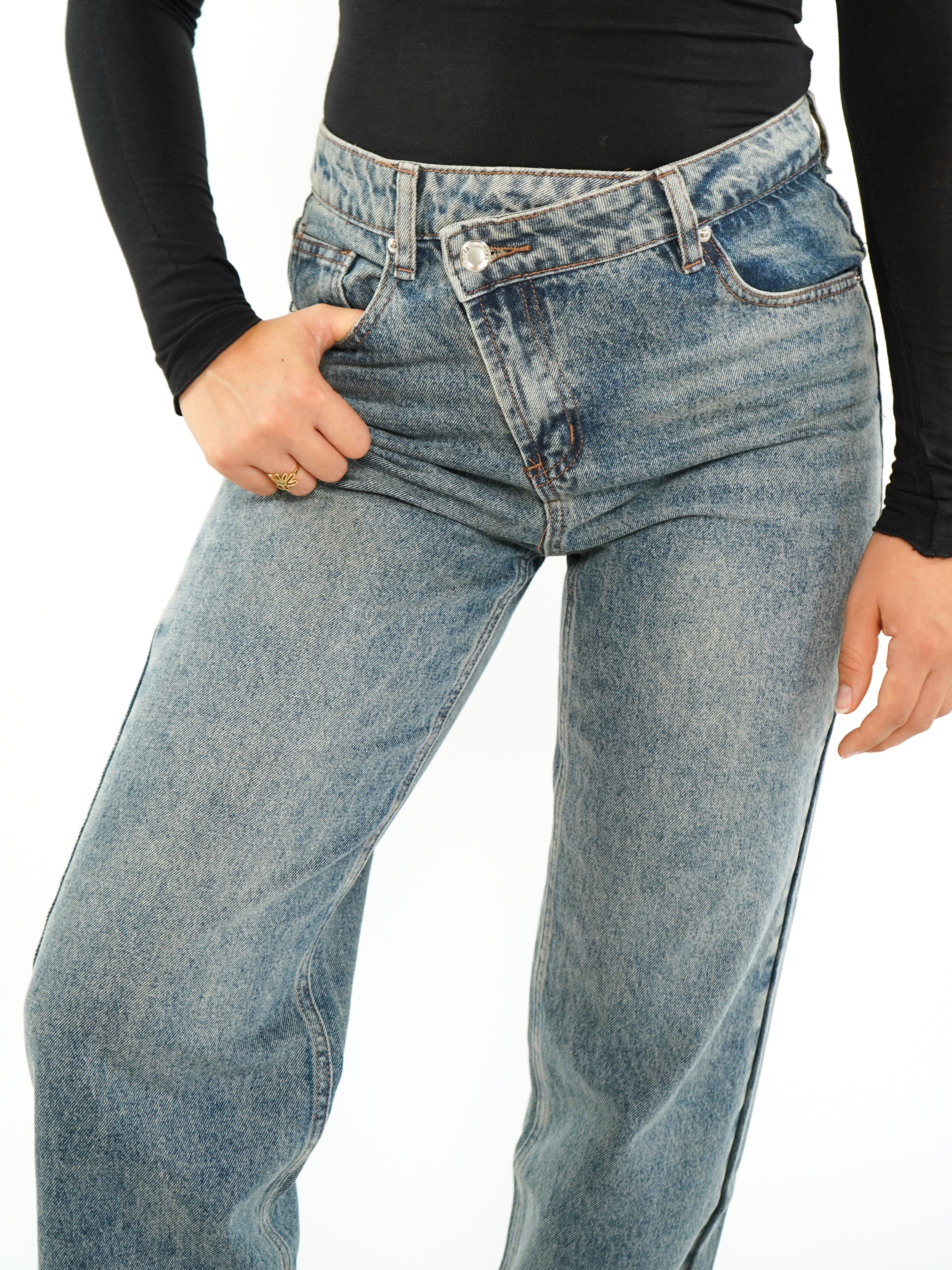 LUCKY DEAL 946 Wide Leg Jeans Lene - washed blue - vom Umtausch ausgeschlossen -