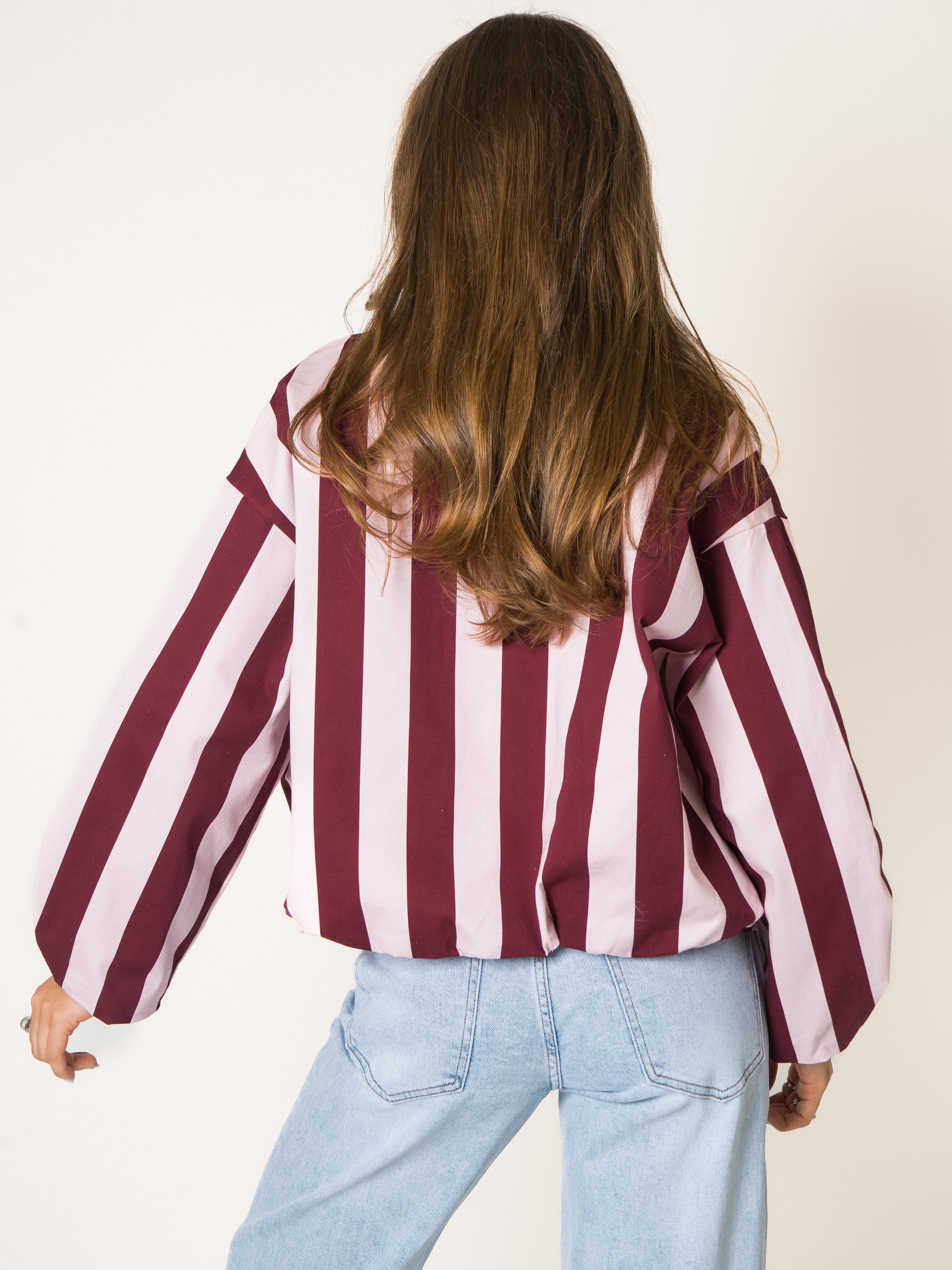 Strawberry Vibes Stripe Jacket