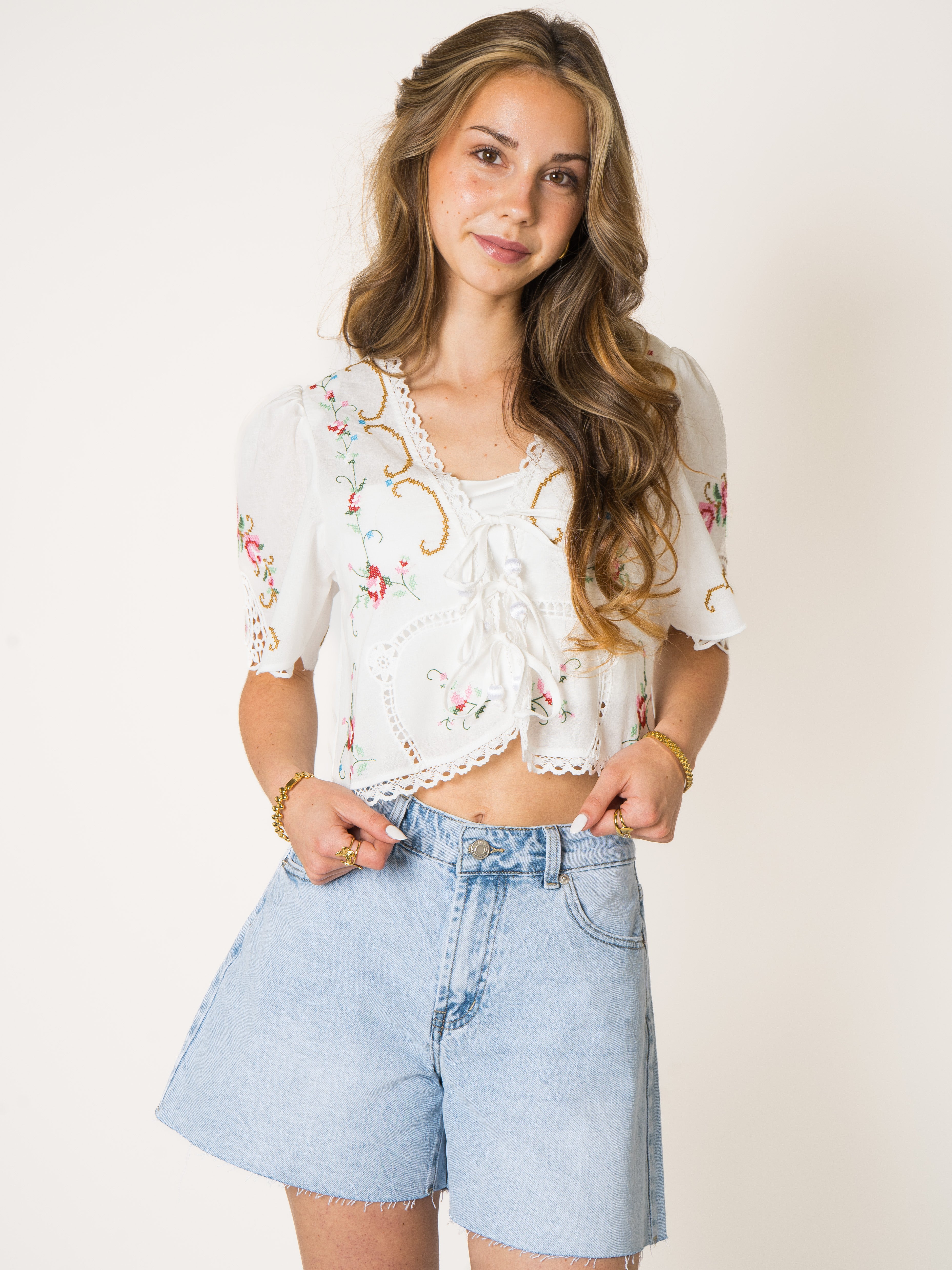 Wildest Dreams Cotton Blouse
