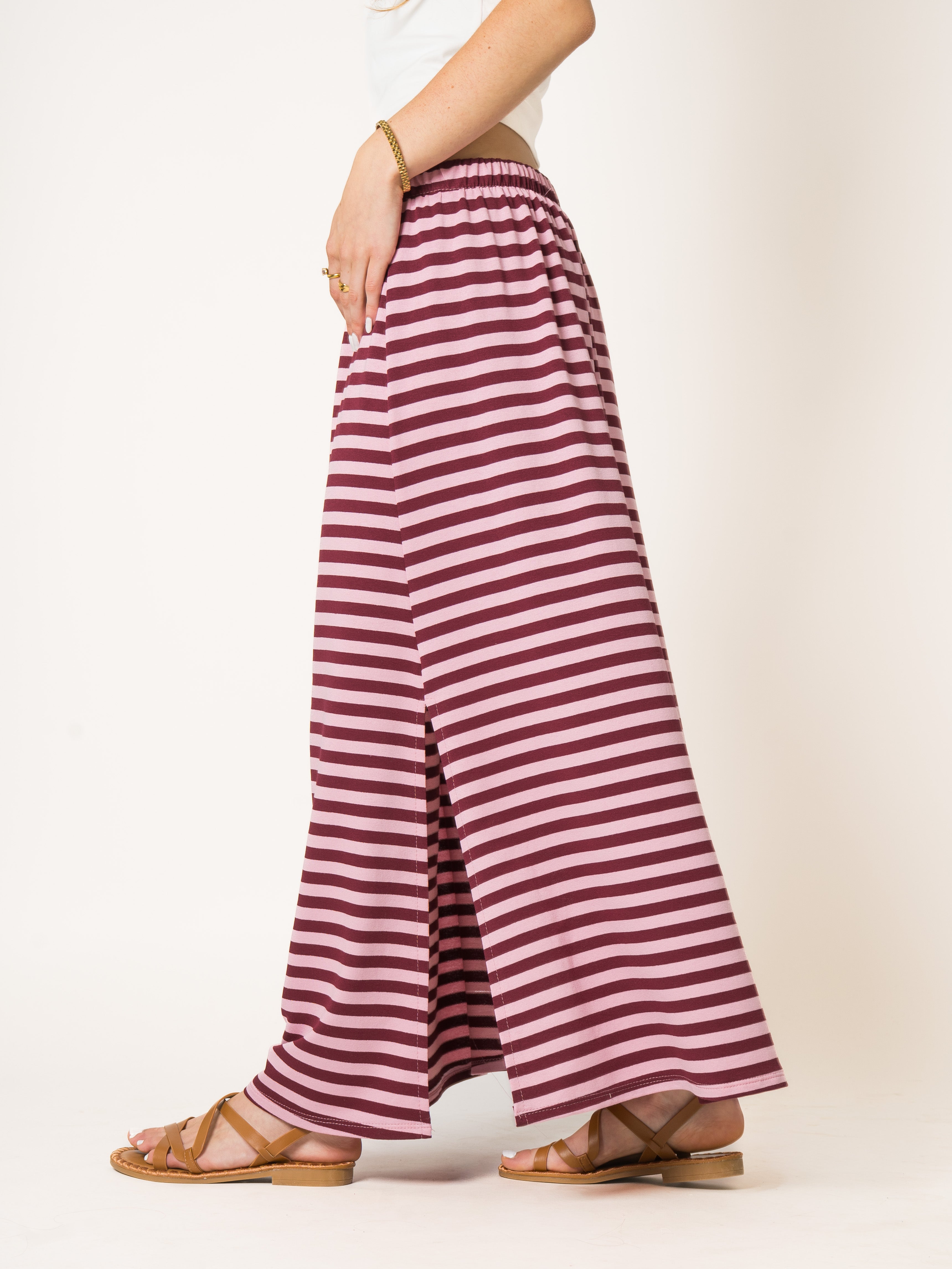 Candy Stripes Maxi Skirt