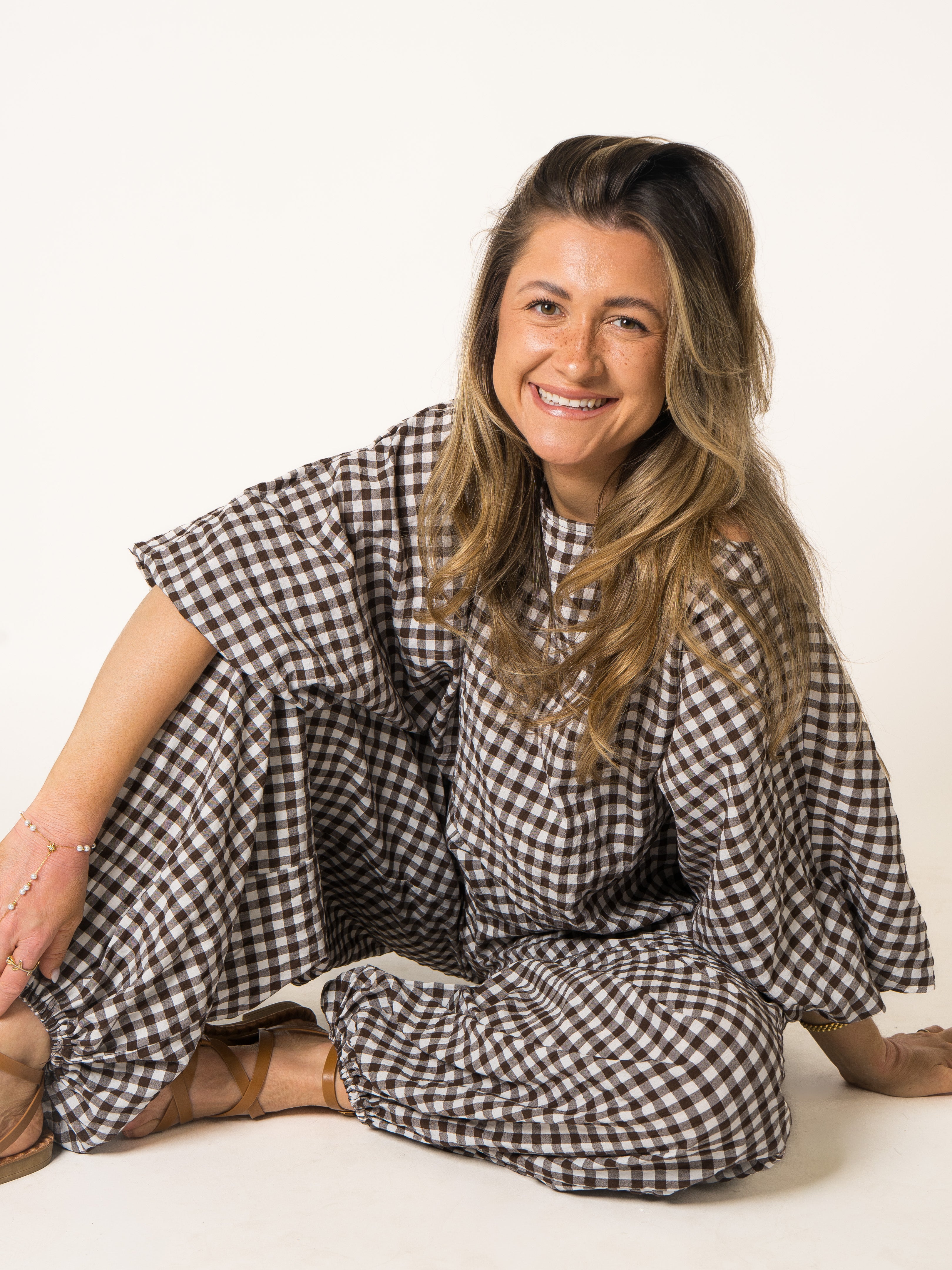Summer Plaid Cotton Blouse