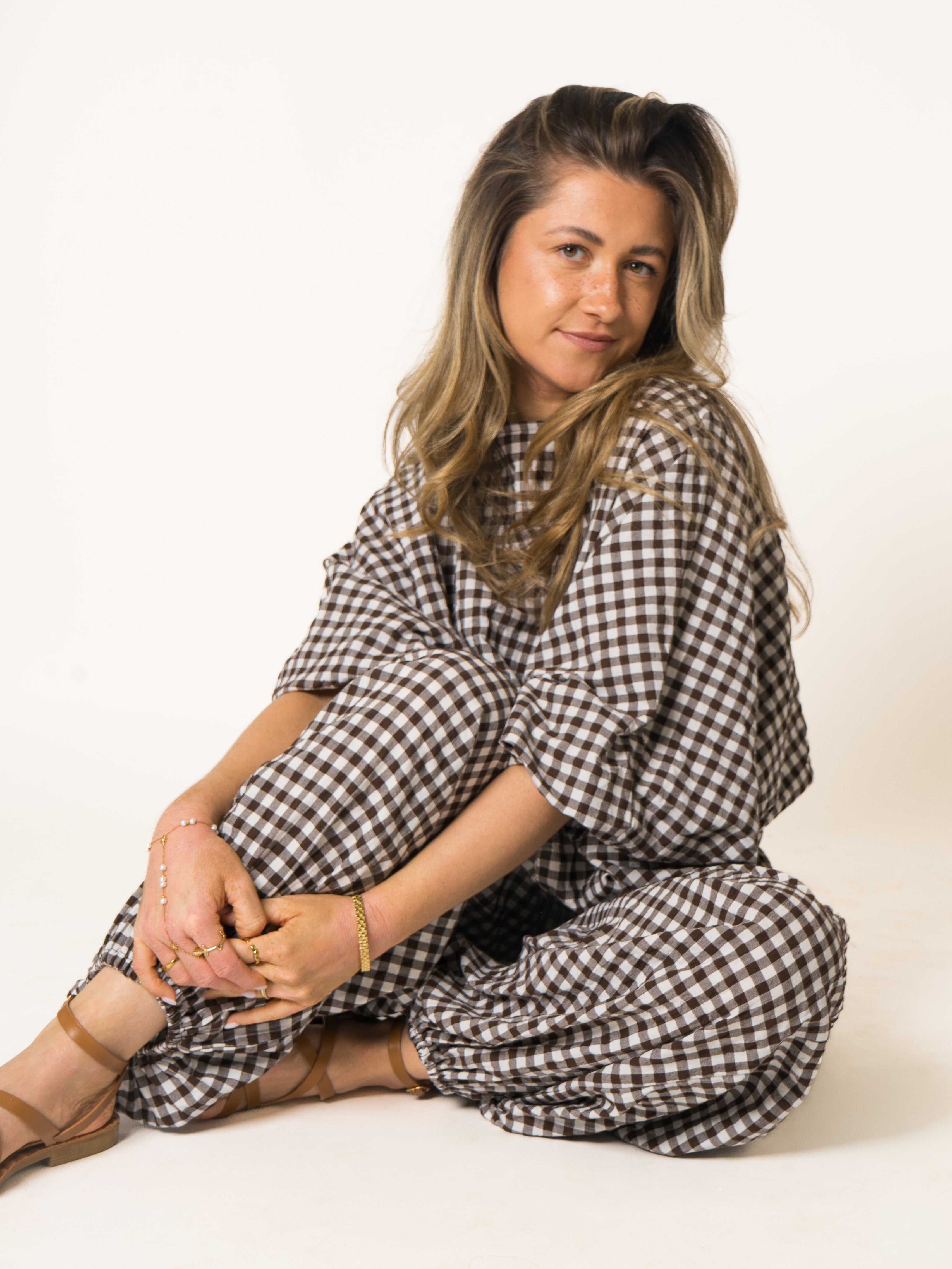 Summer Plaid Cotton Pants