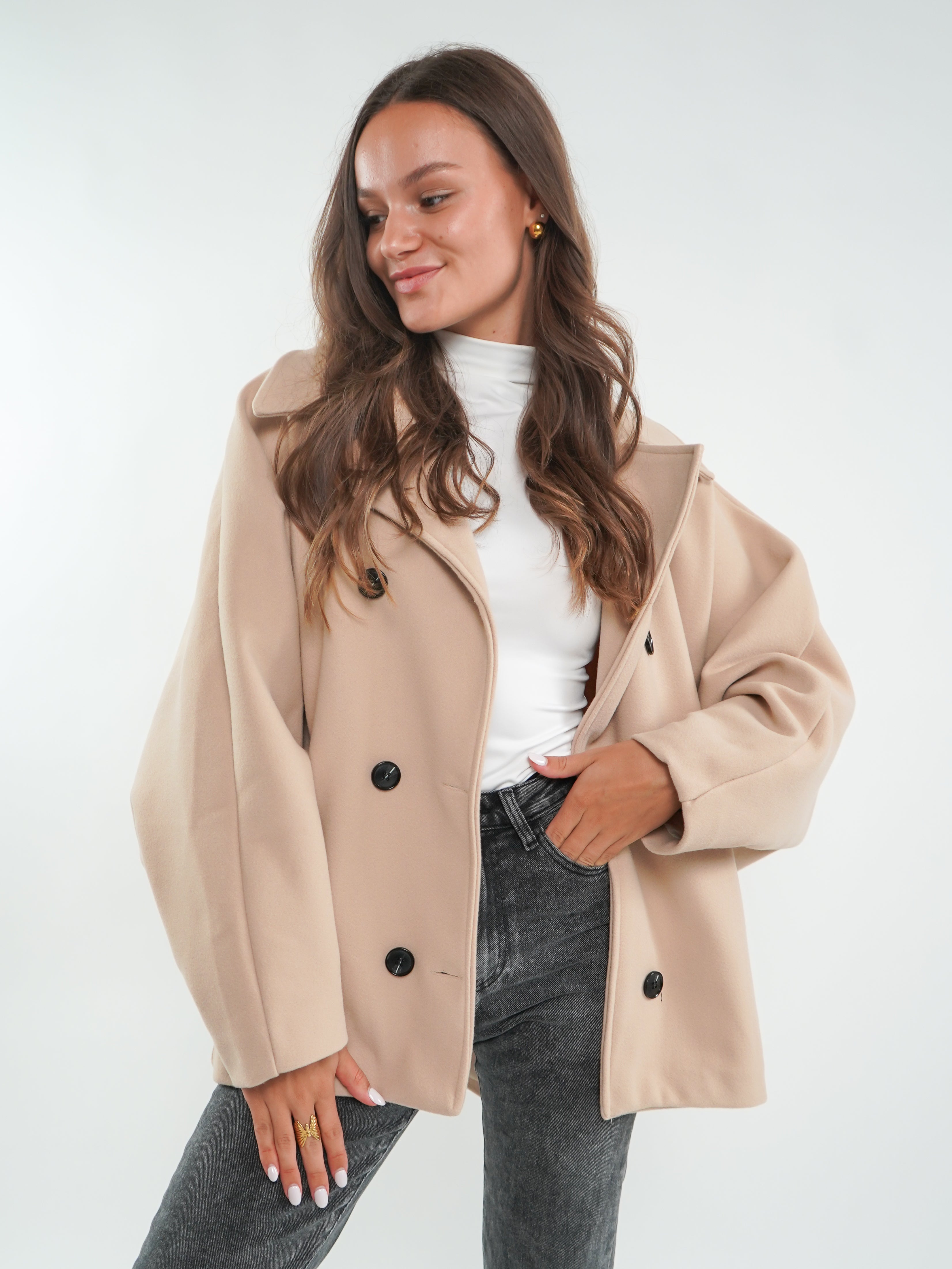 Classic Coat Kyra - Hellbraun
