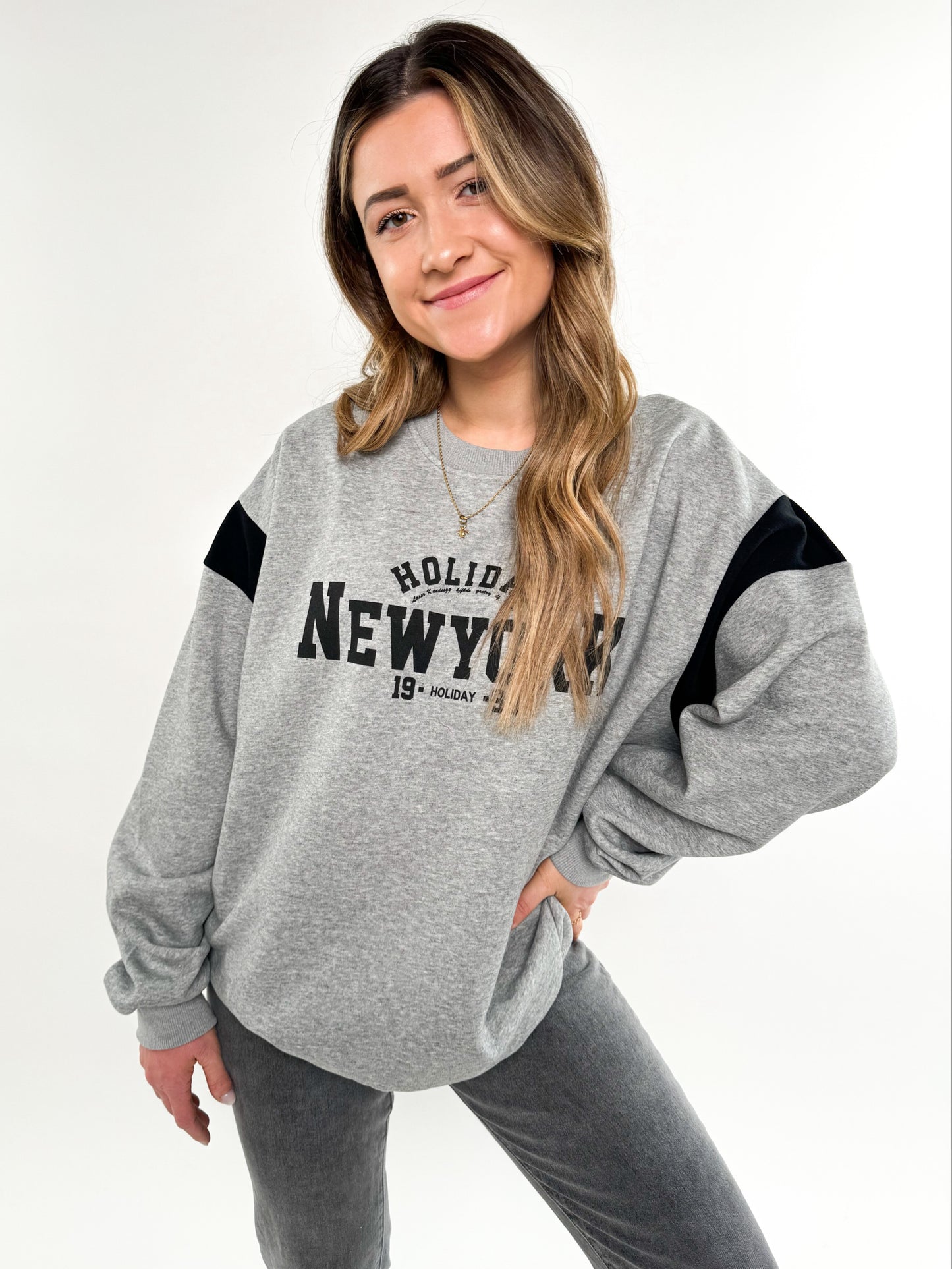 NY Urban Cotton Comfort Sweatshirt - grau