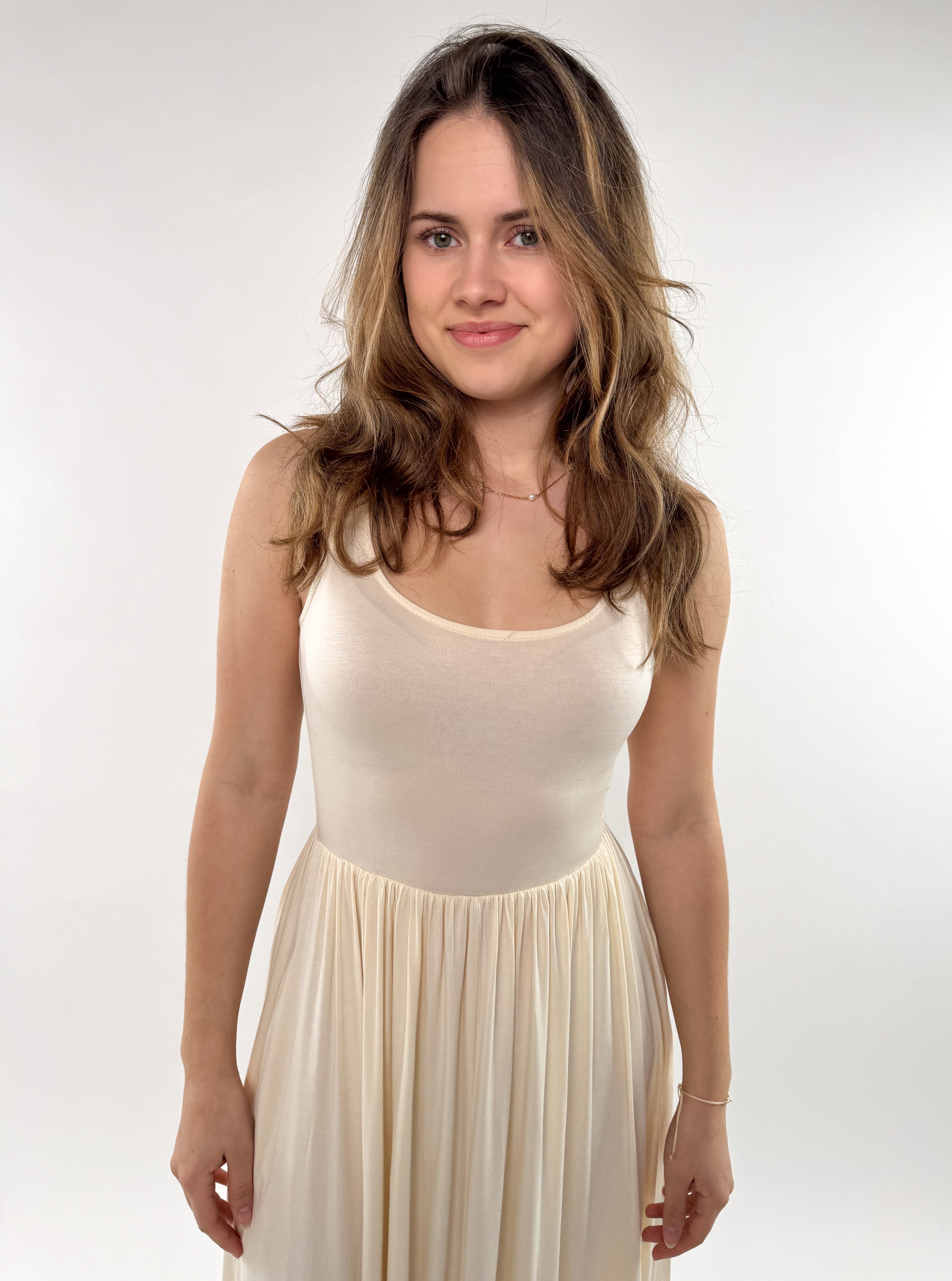 Maxikleid Perfect fit - creme