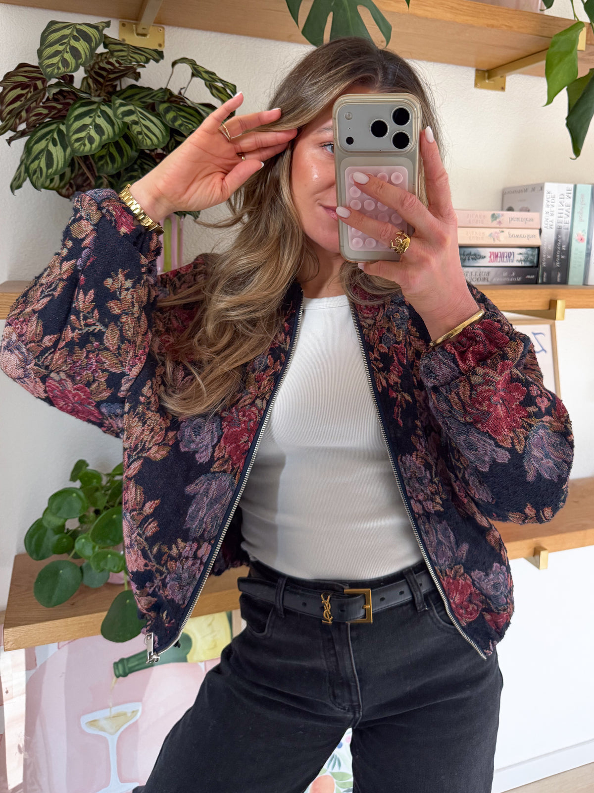 Bomberjacke Wild Flower