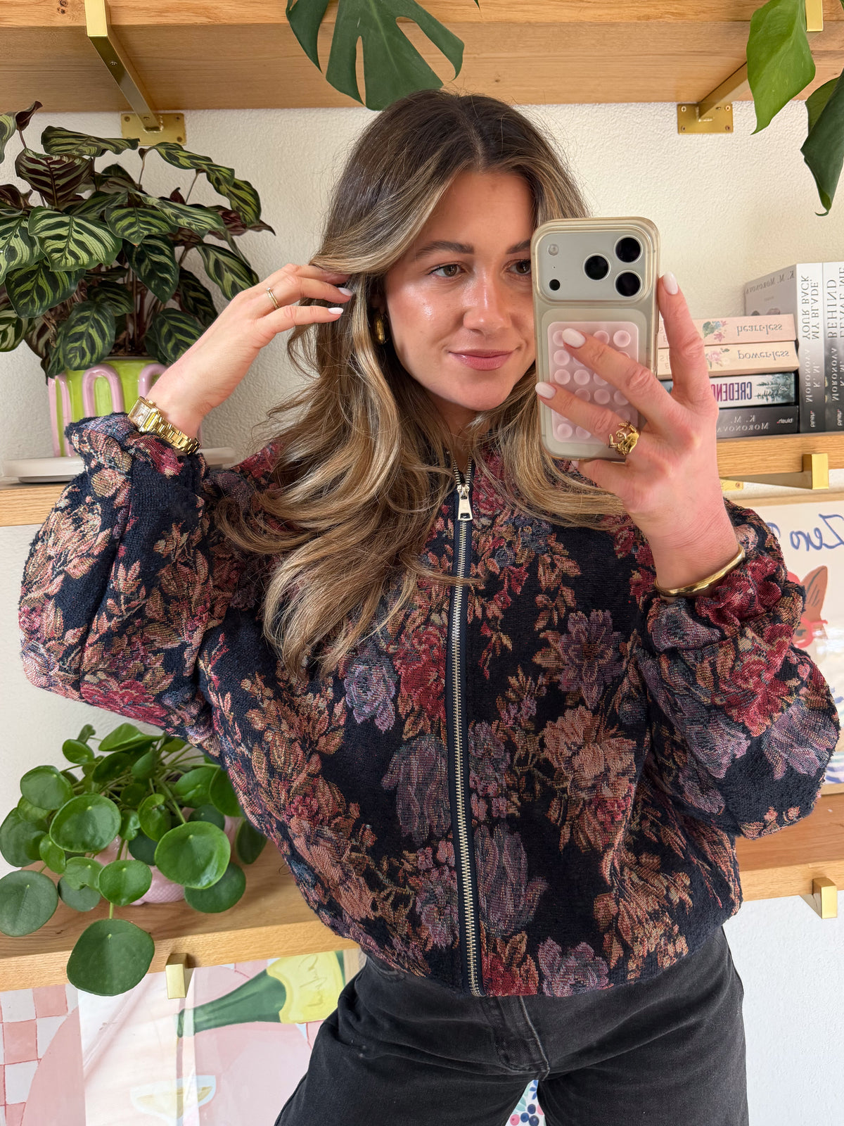 Bomberjacke Wild Flower