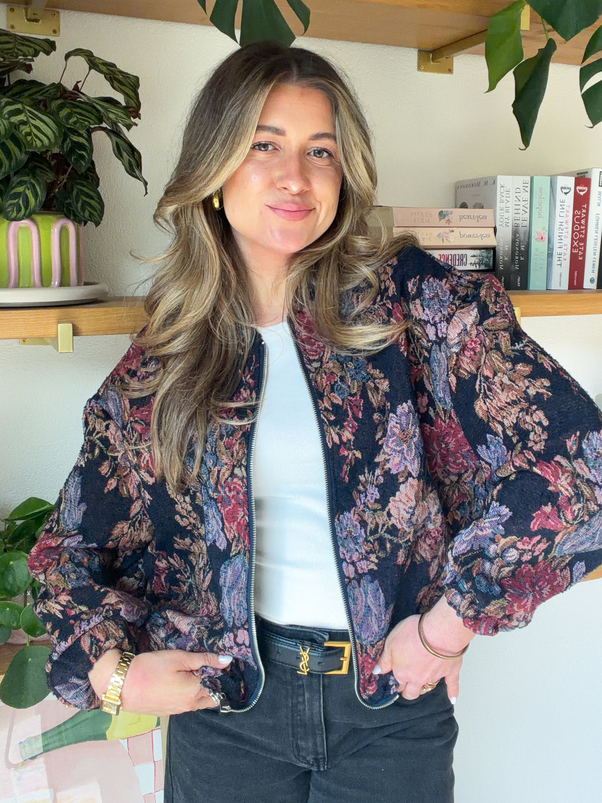 Bomberjacke Wild Flower