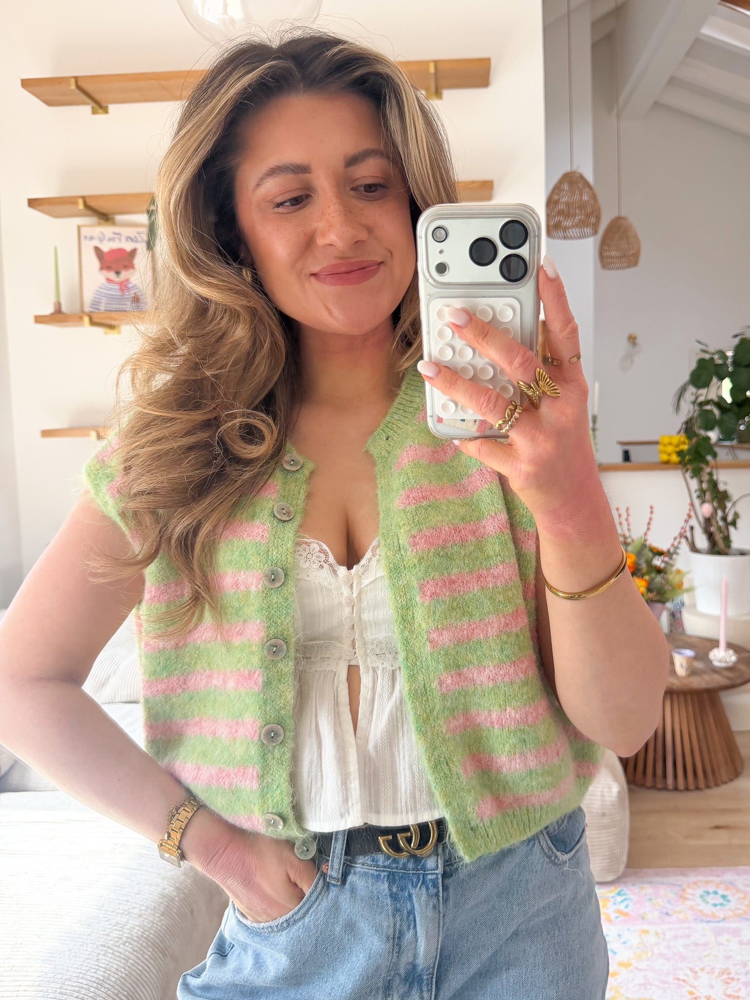 #Farbe_Grün mit Rosa