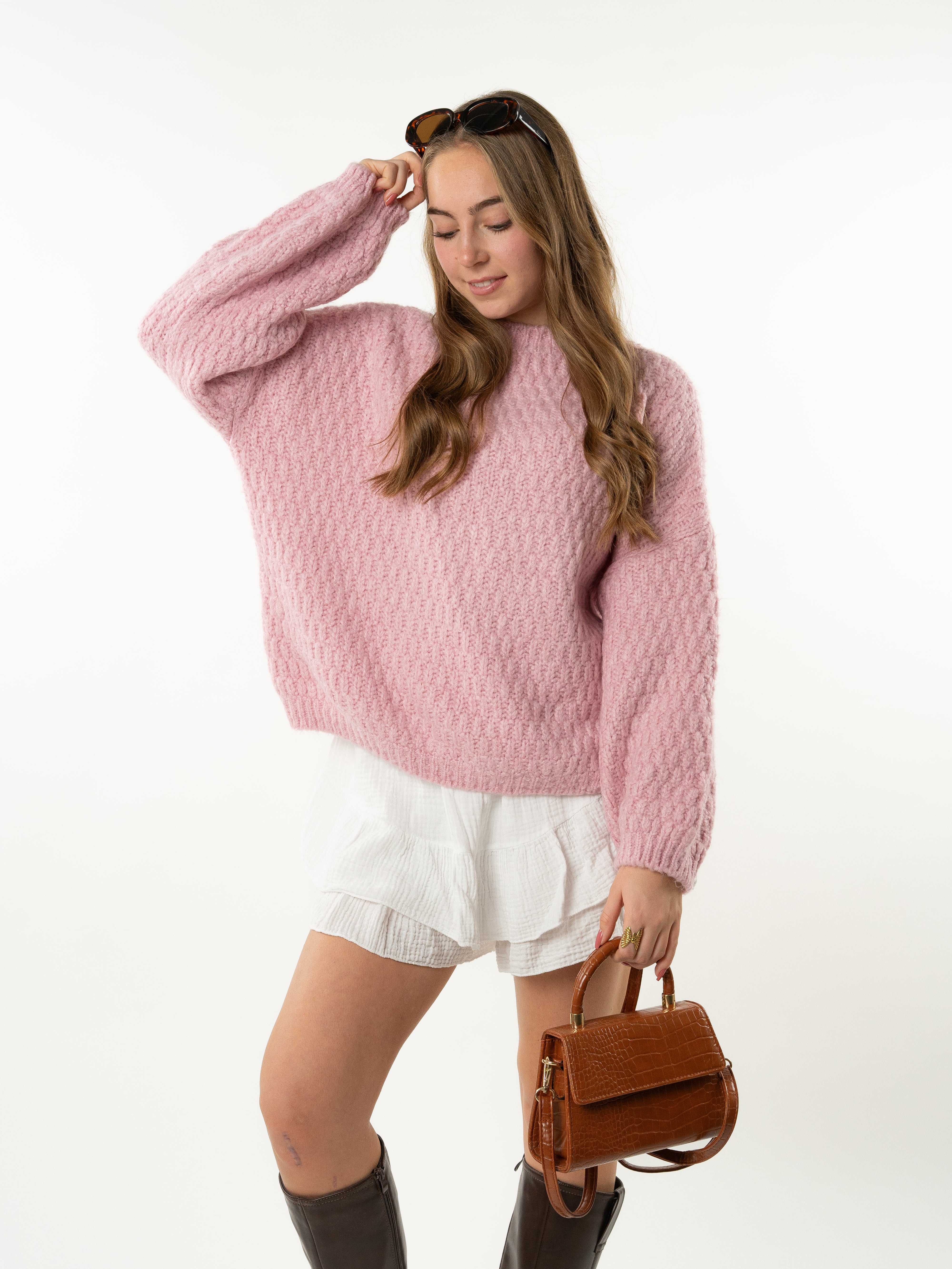 Strickpullover Vivien - Rosa
