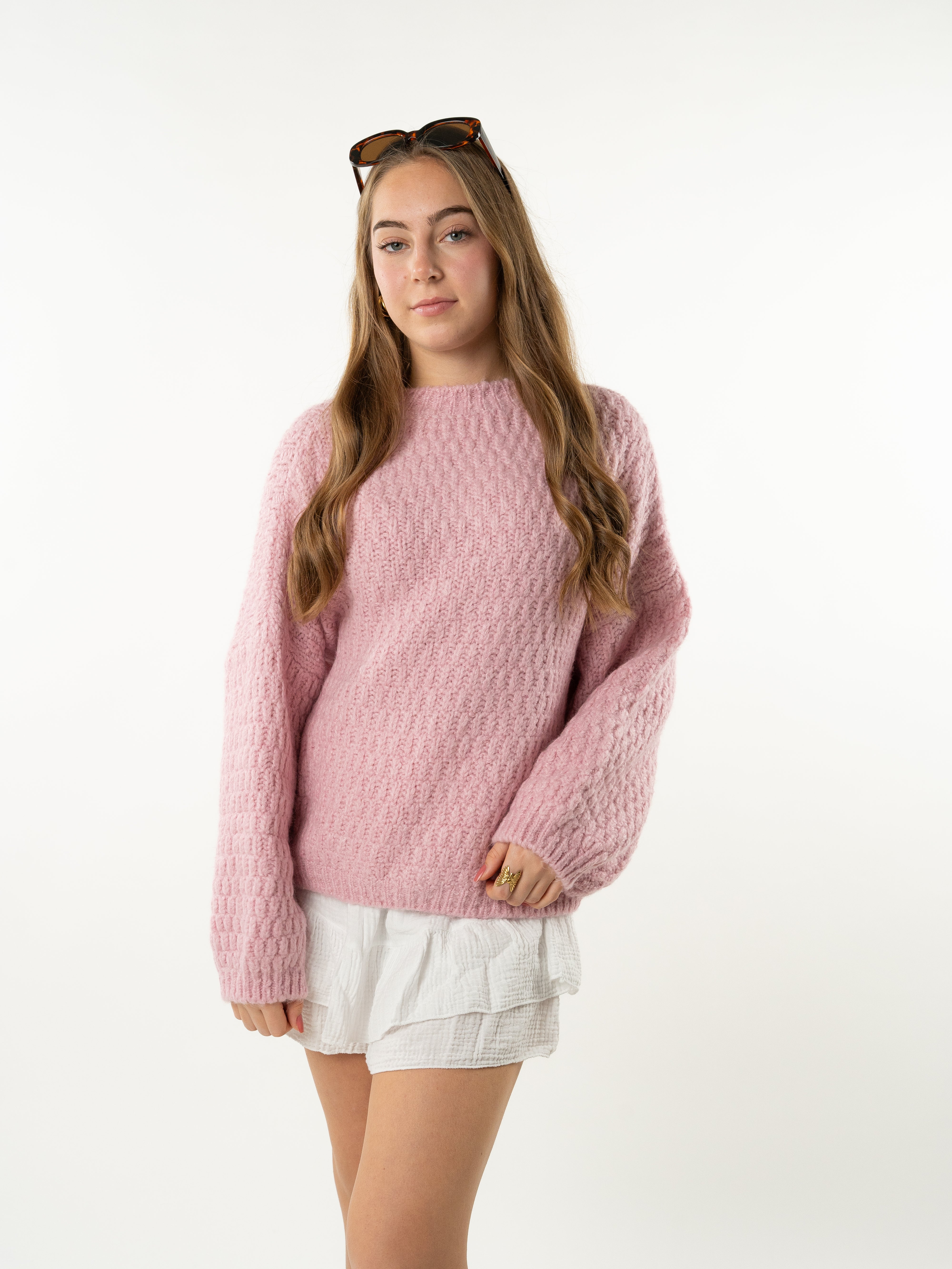 Strickpullover Vivien - Rosa