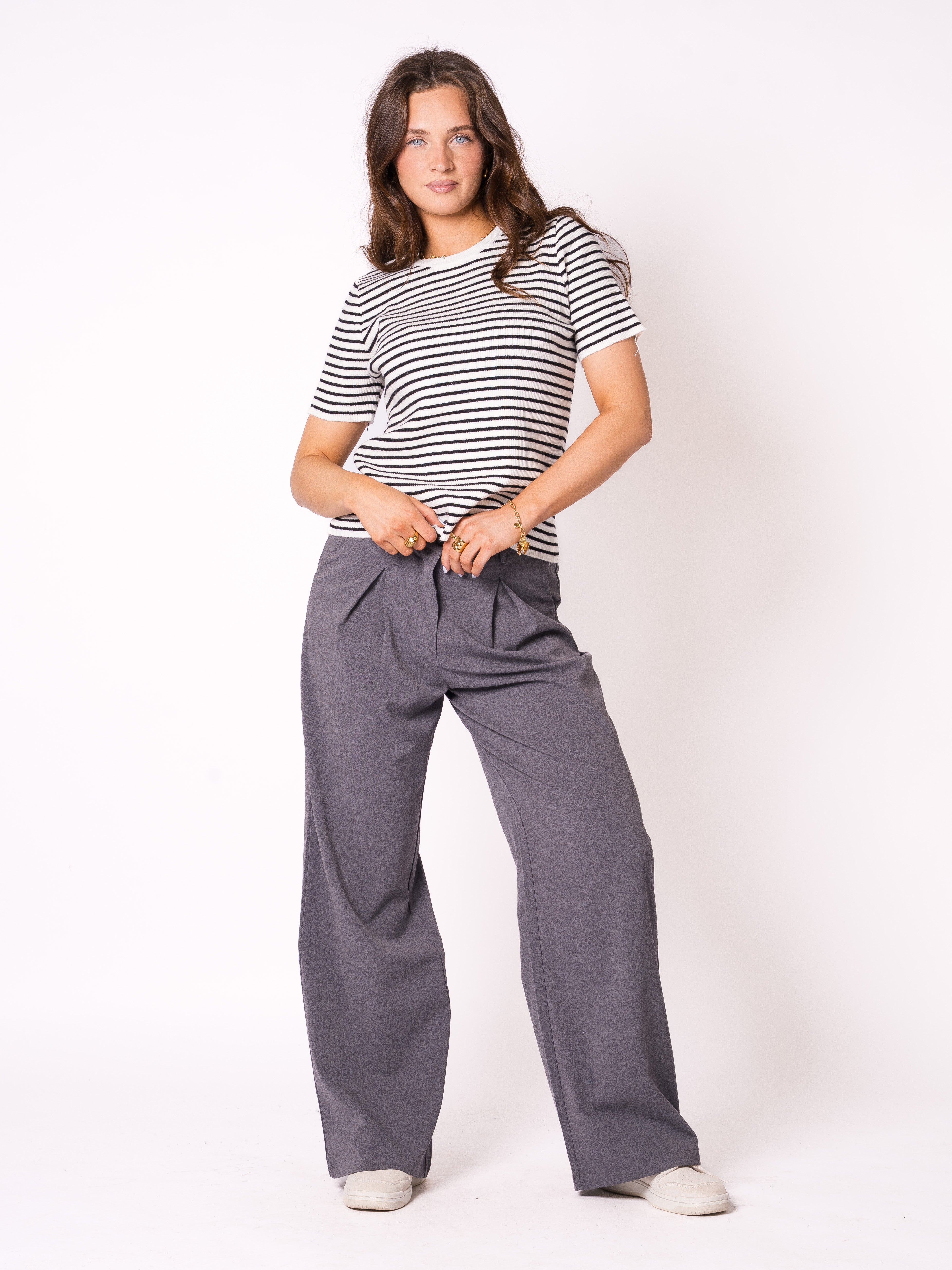 Ribbed Striped T-Shirt