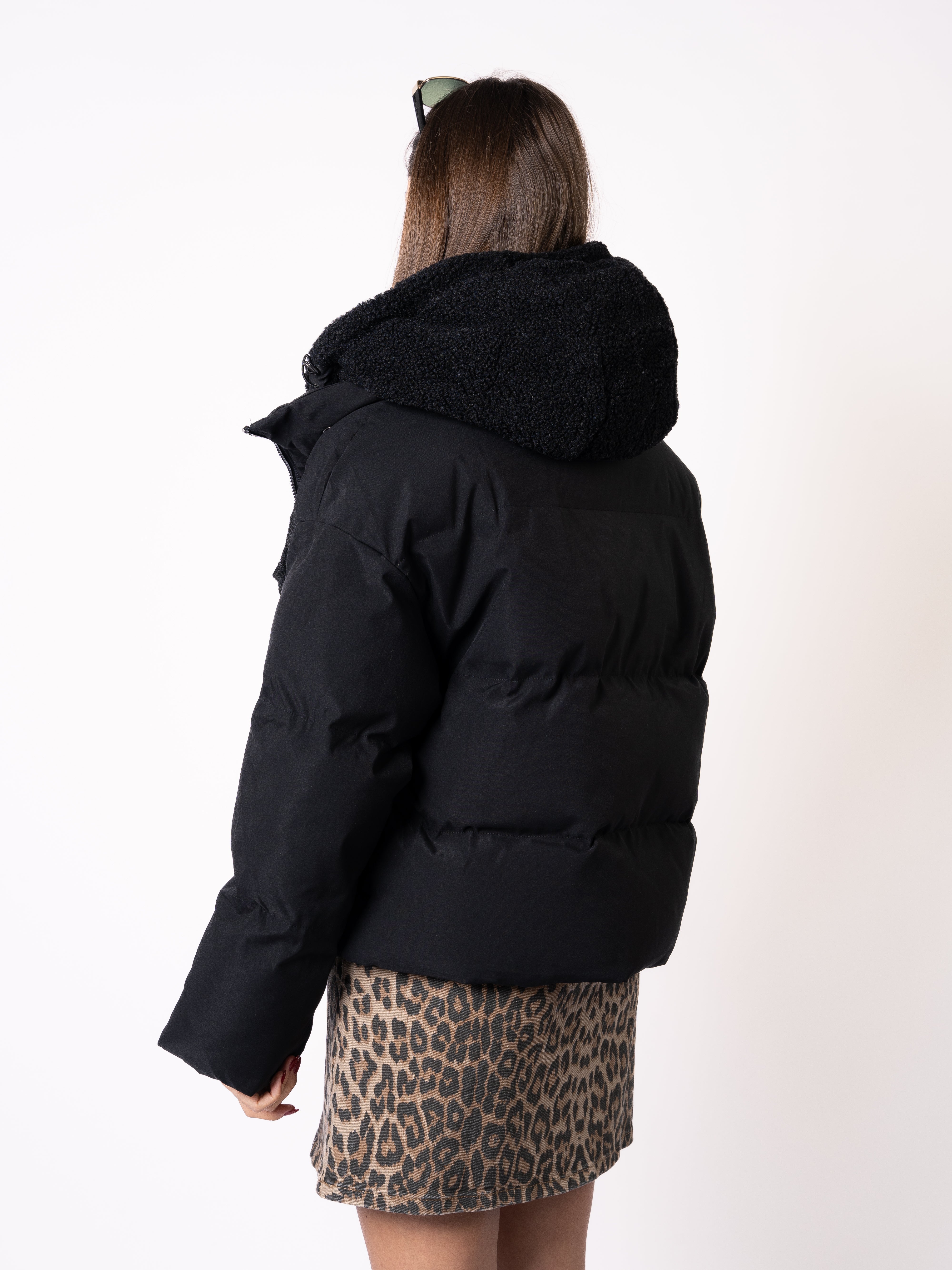 Wrapped Up Puffer Jacket  - Schwarz