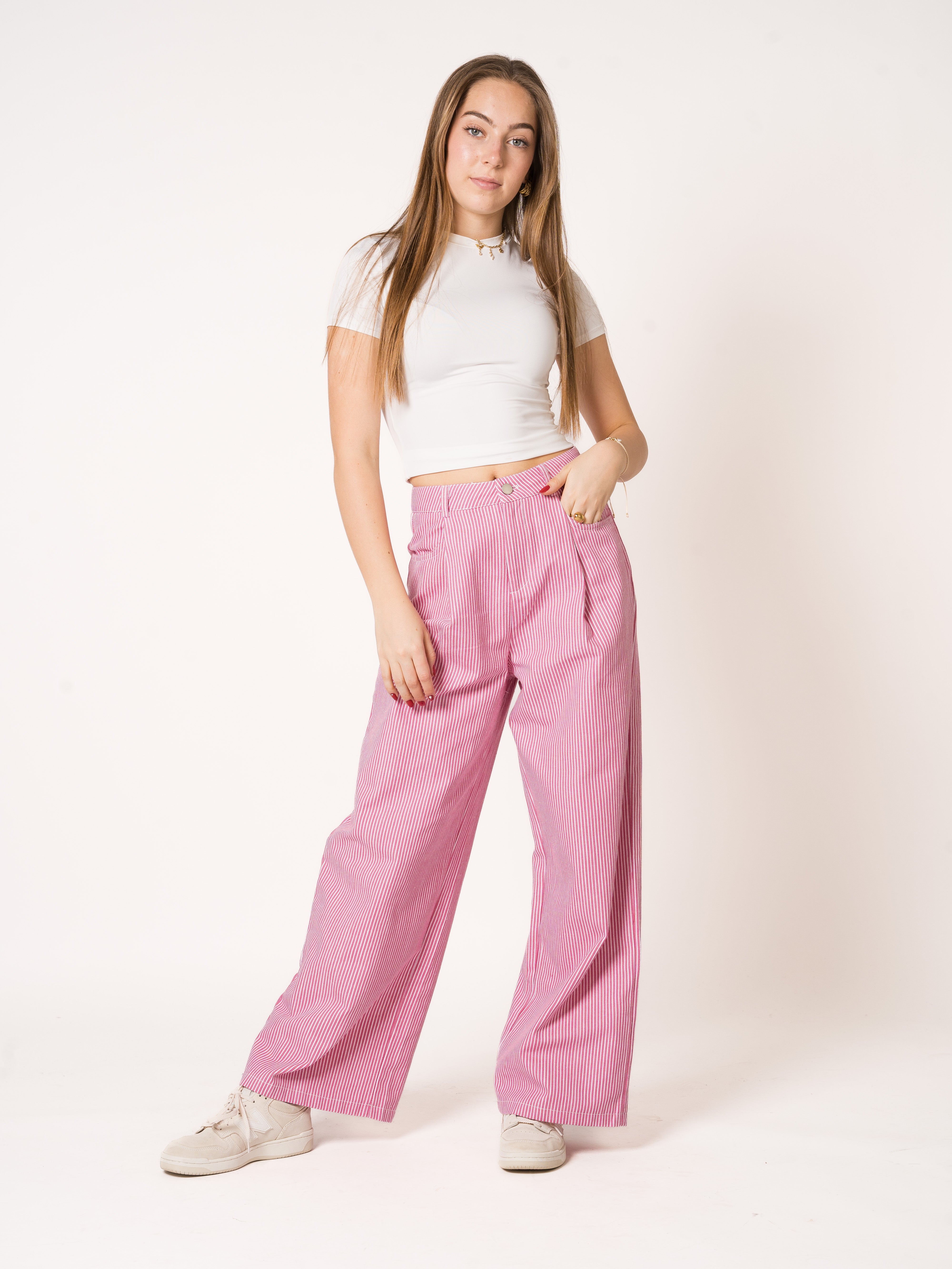 Balloon Jeans Stripes