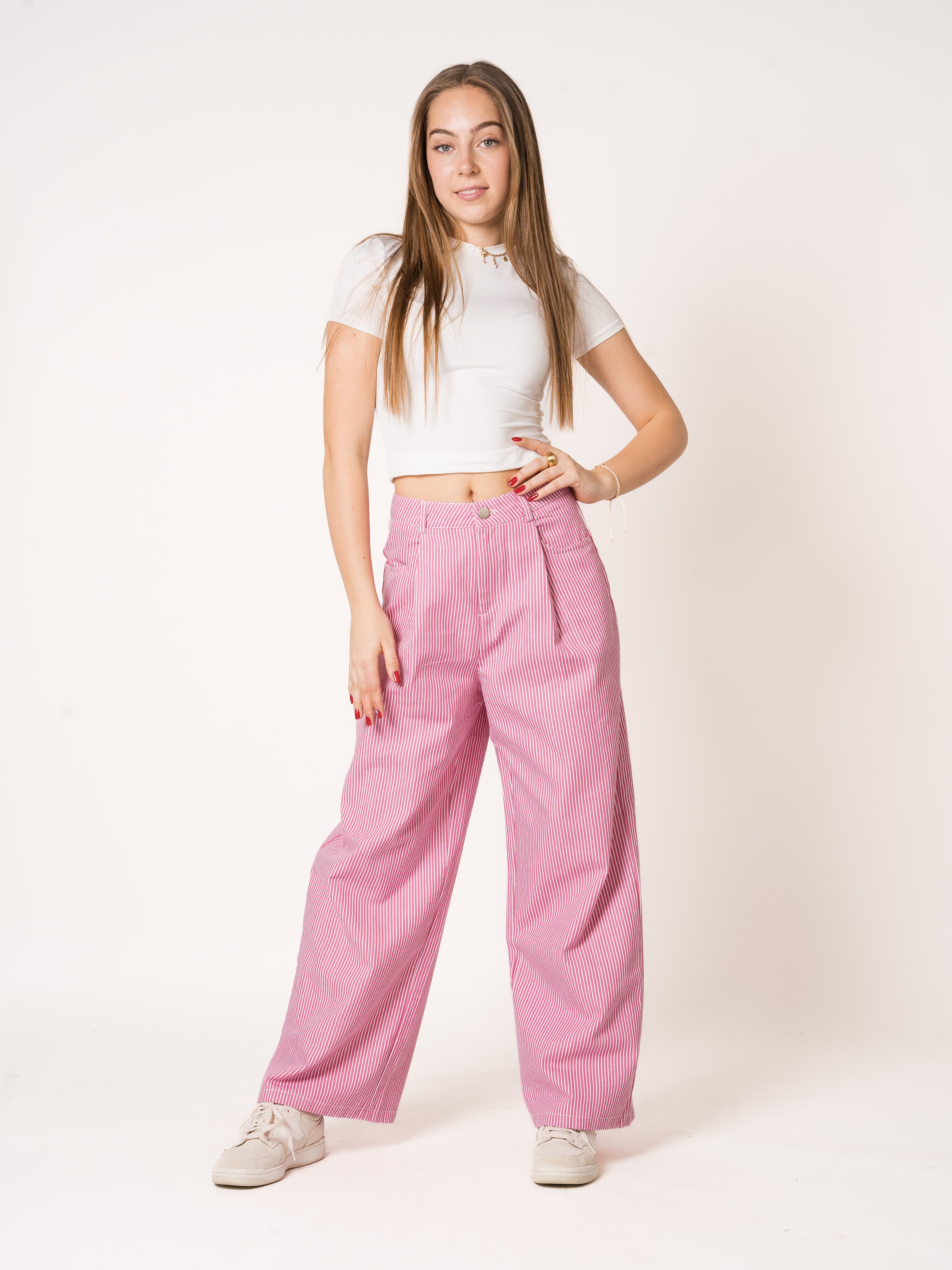 Balloon Jeans Stripes