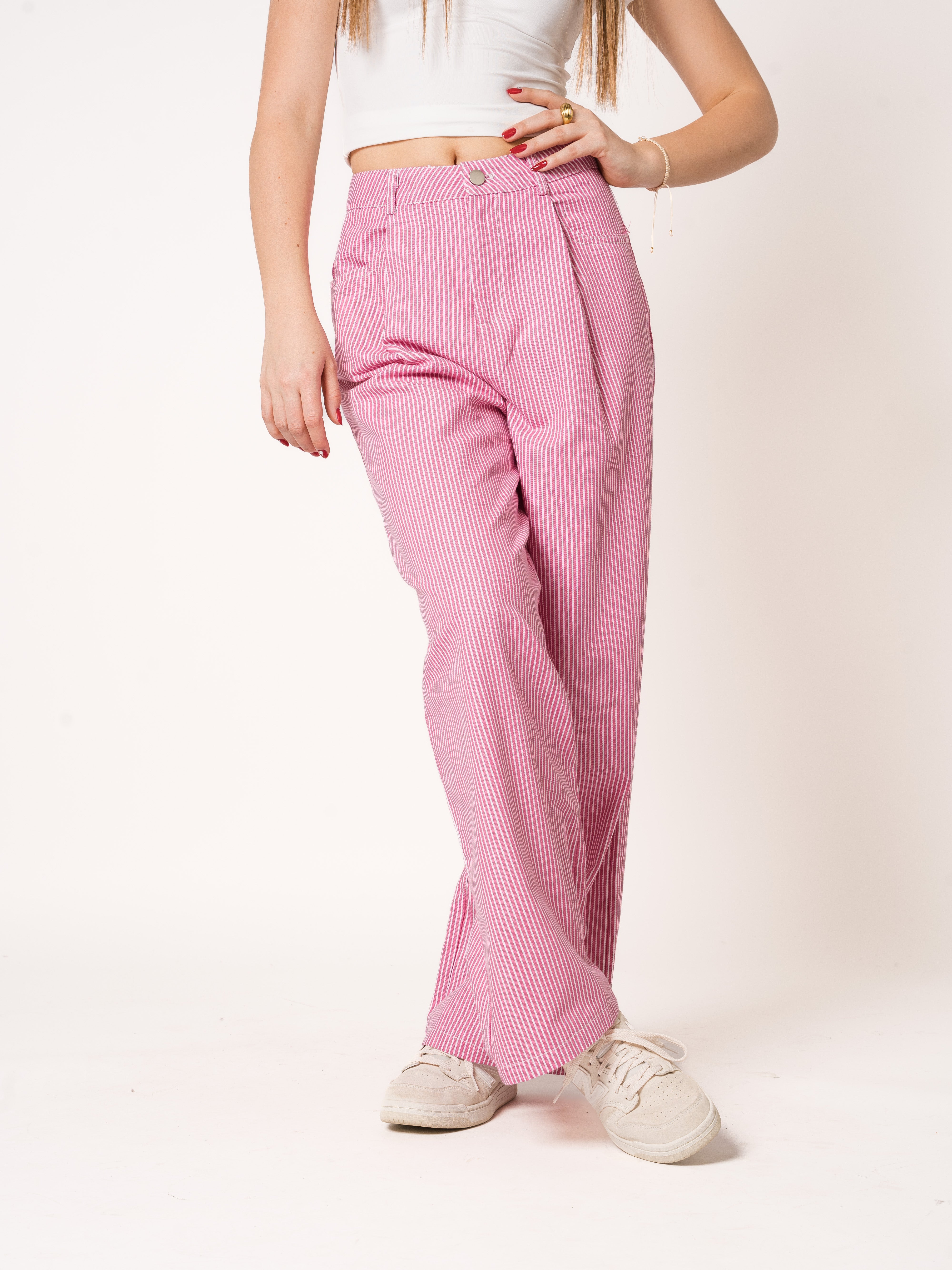 Balloon Jeans Stripes