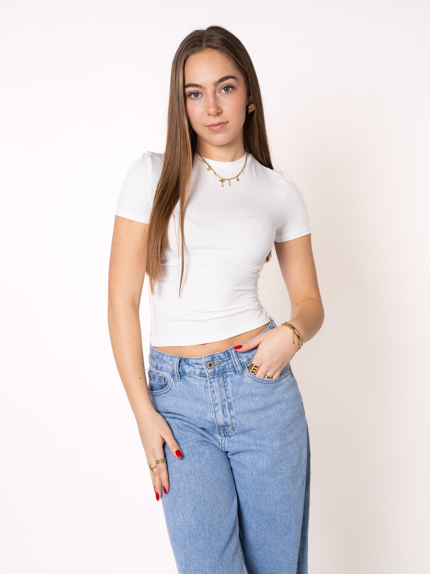 Classic Basic T-Shirt - Weiß