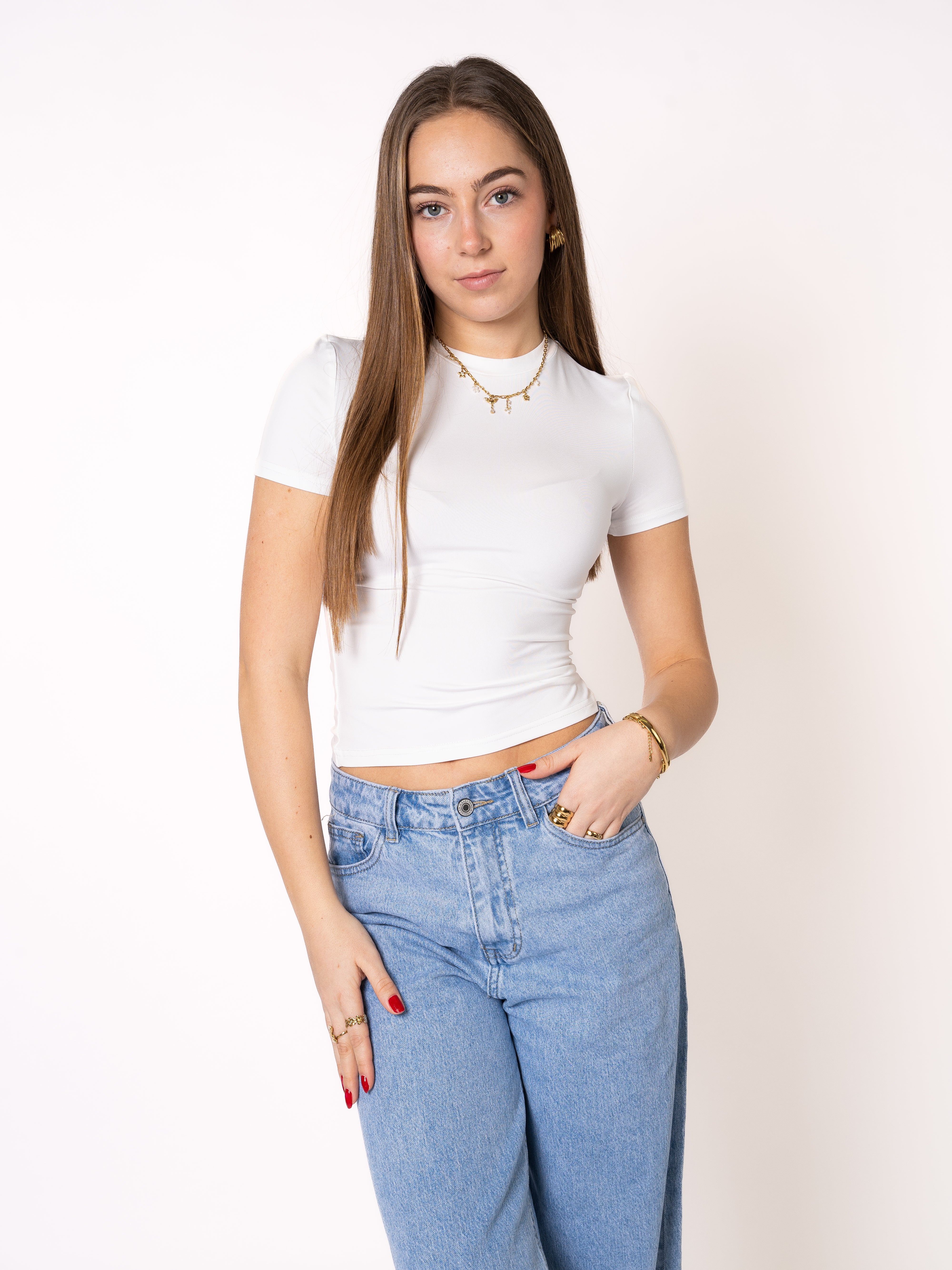 Classic Basic T-Shirt - Weiß