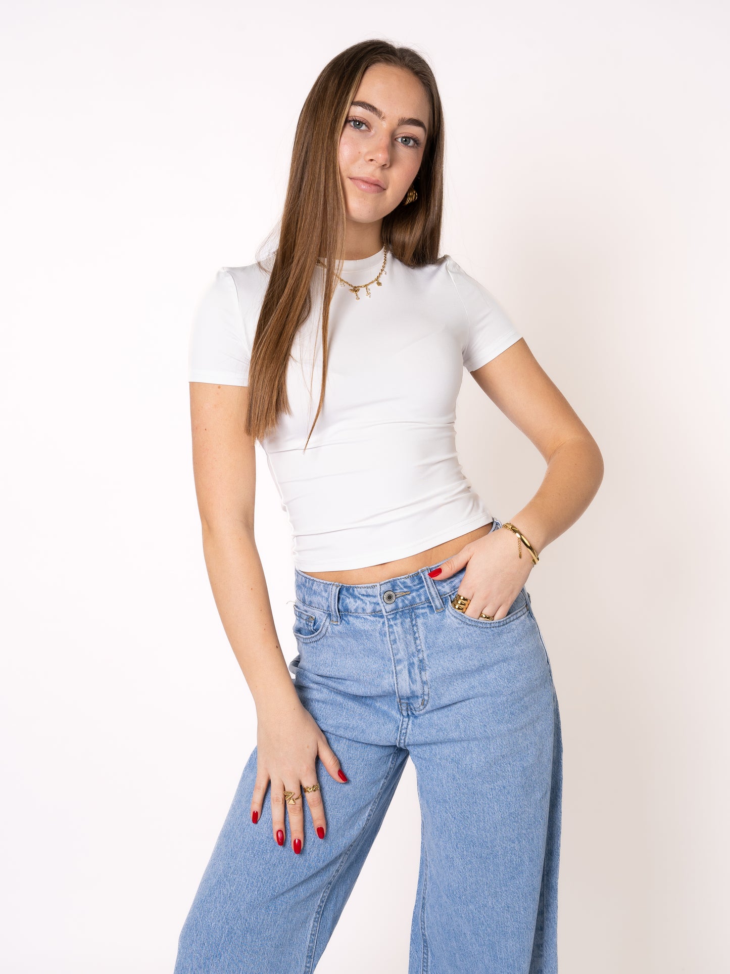 Classic Basic T-Shirt - Weiß