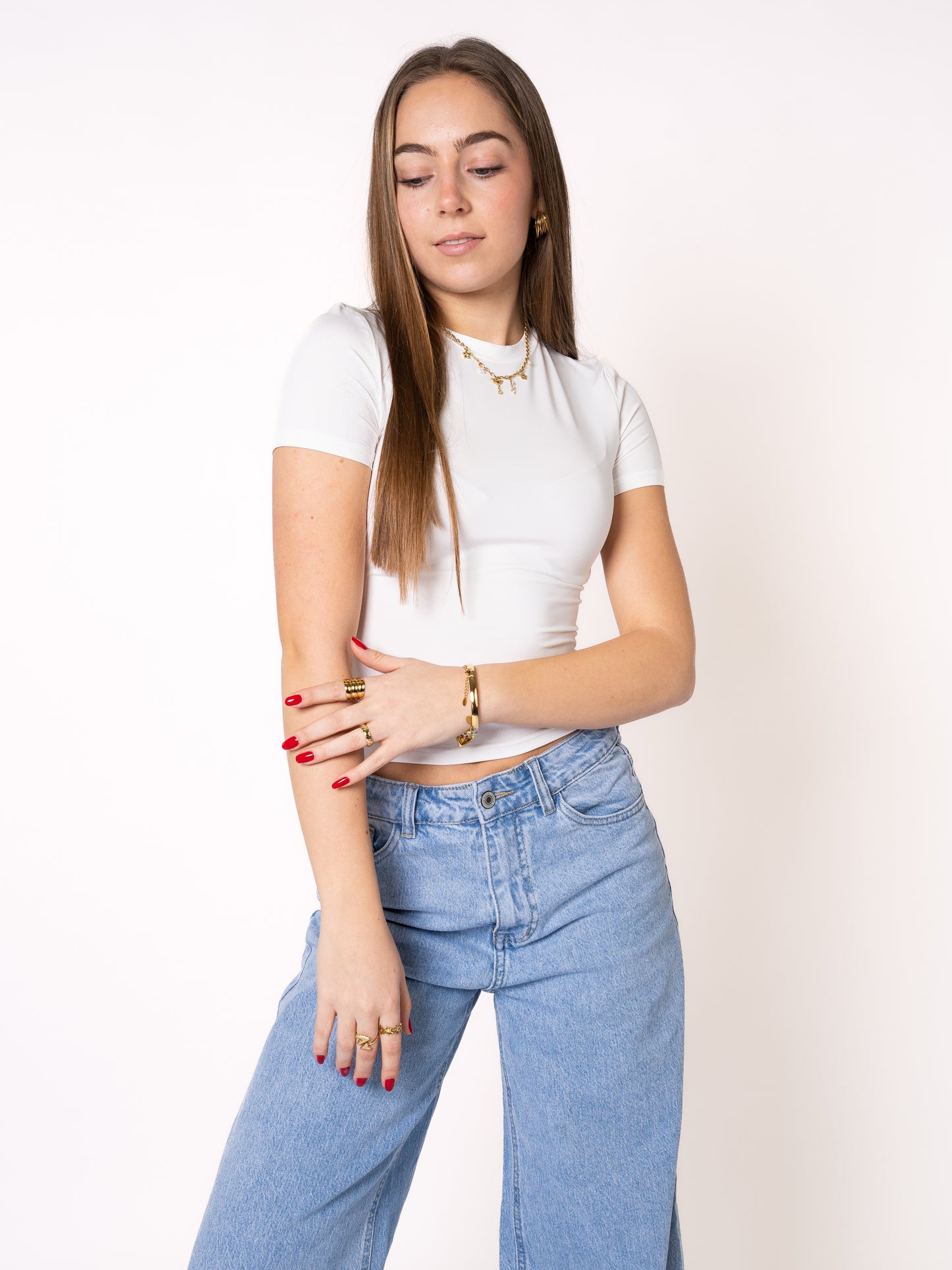 Classic Basic T-Shirt - Weiß