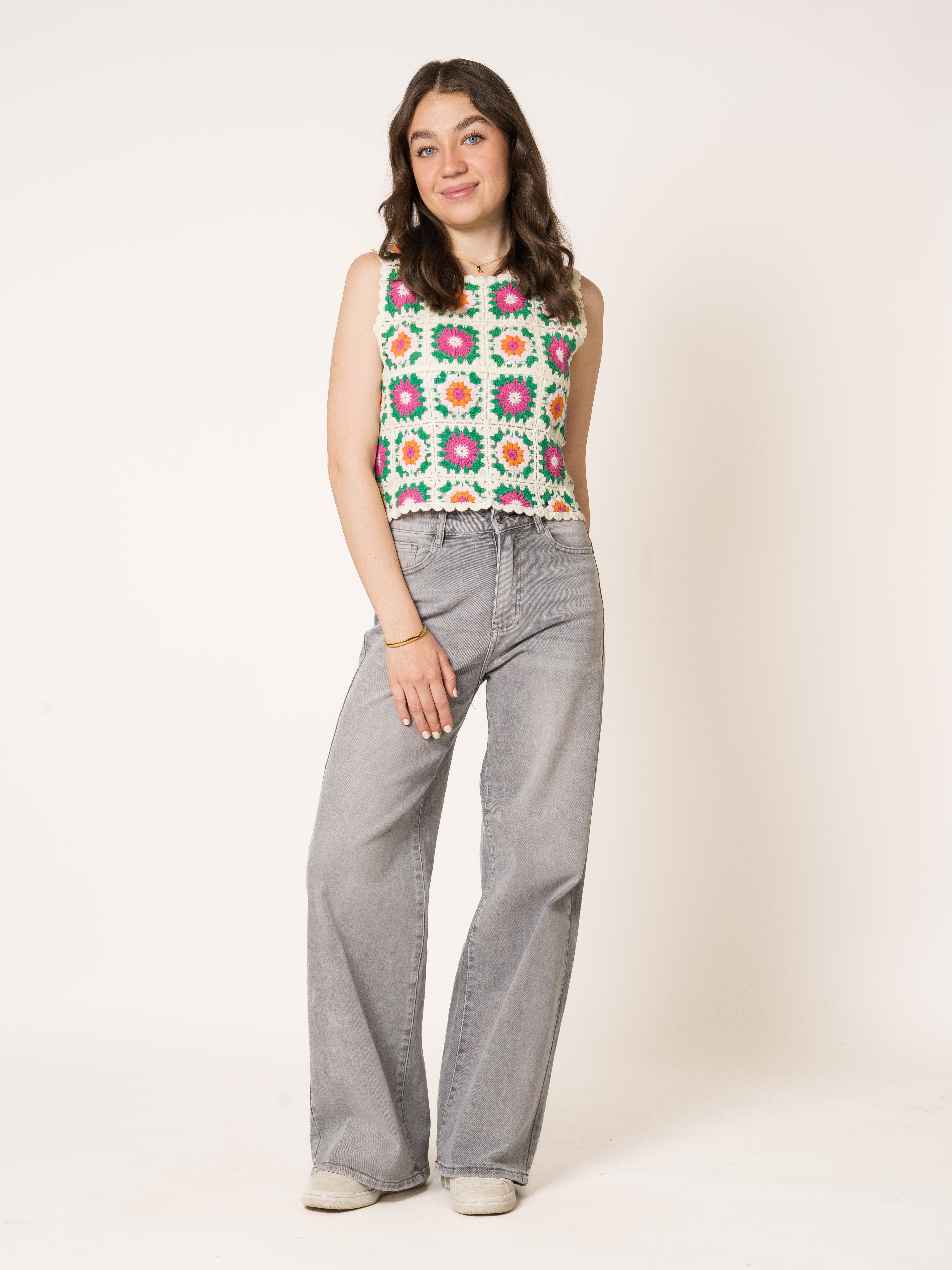 Green Side Rosie Crochet Top