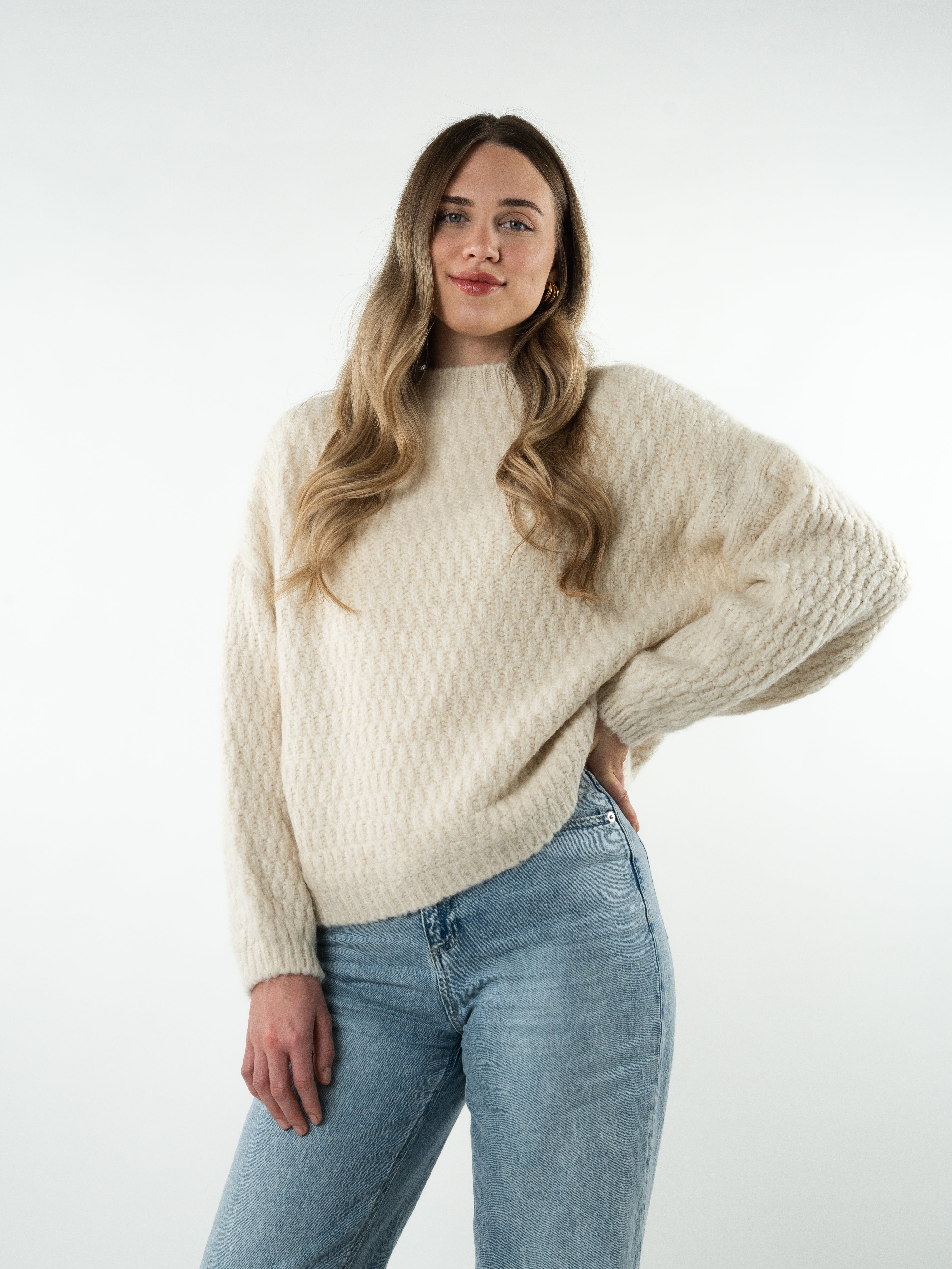 Strickpullover Vivien - Creme