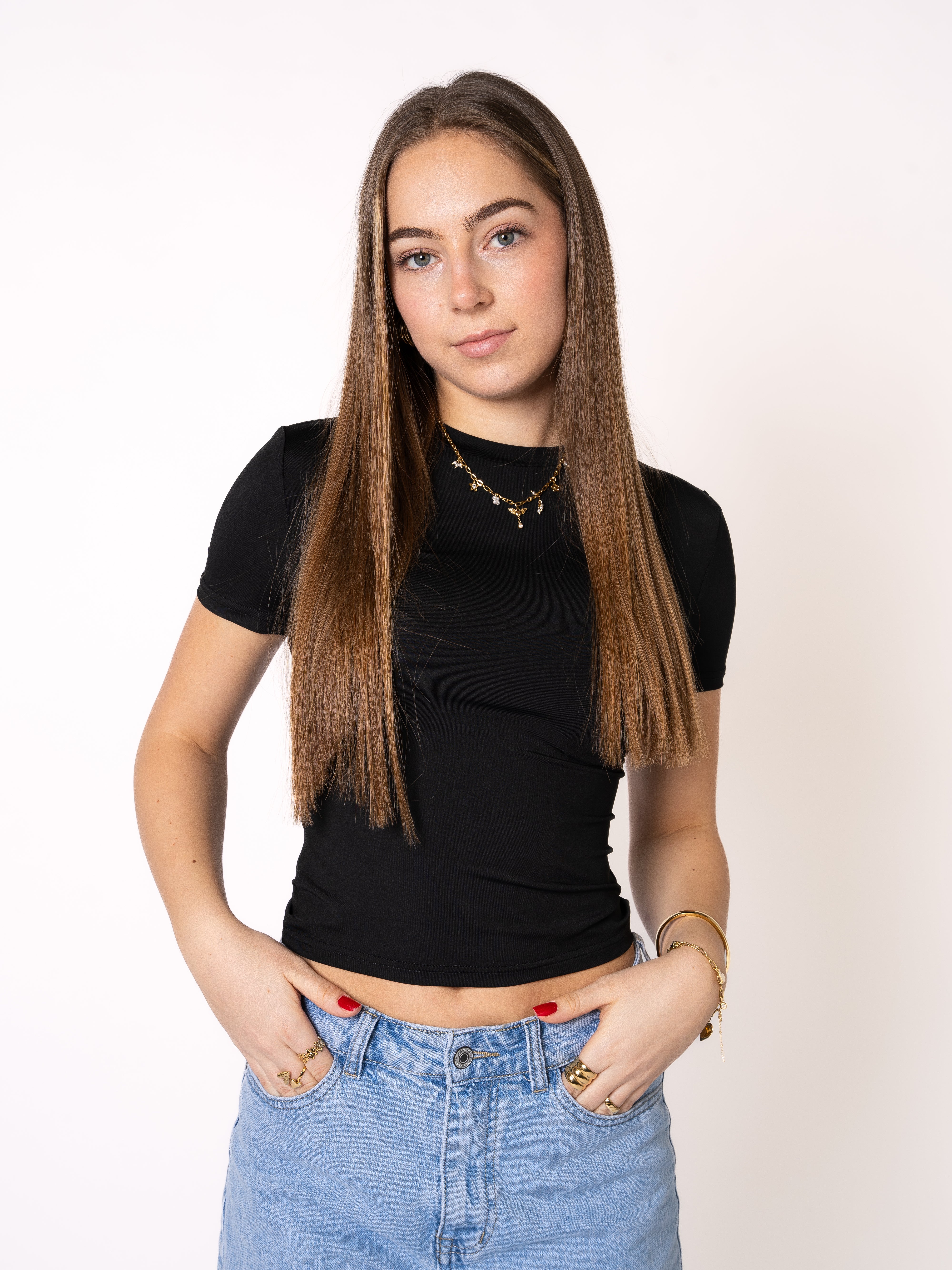Classic Basic T-Shirt - Schwarz