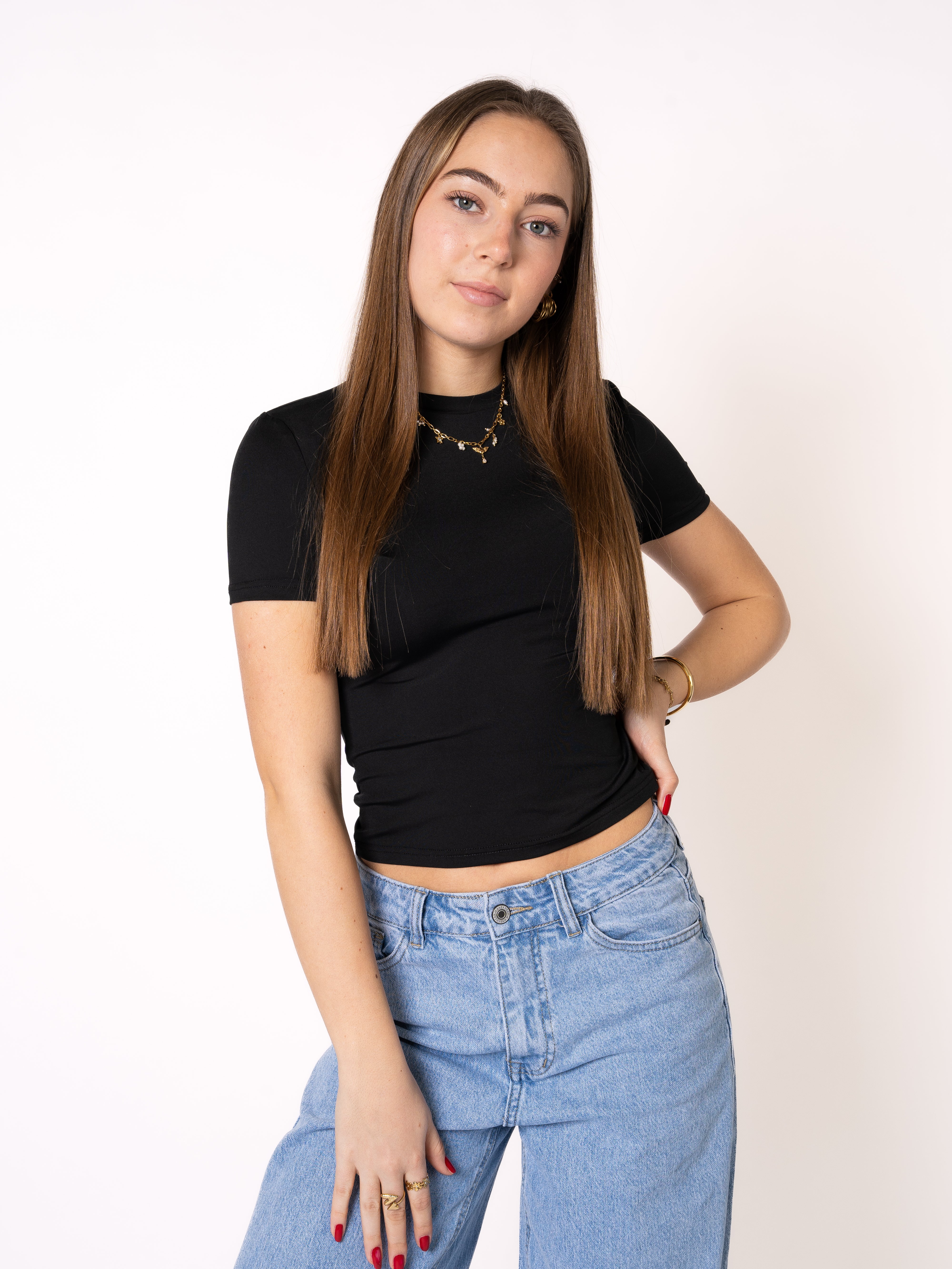 Classic Basic T-Shirt - Schwarz