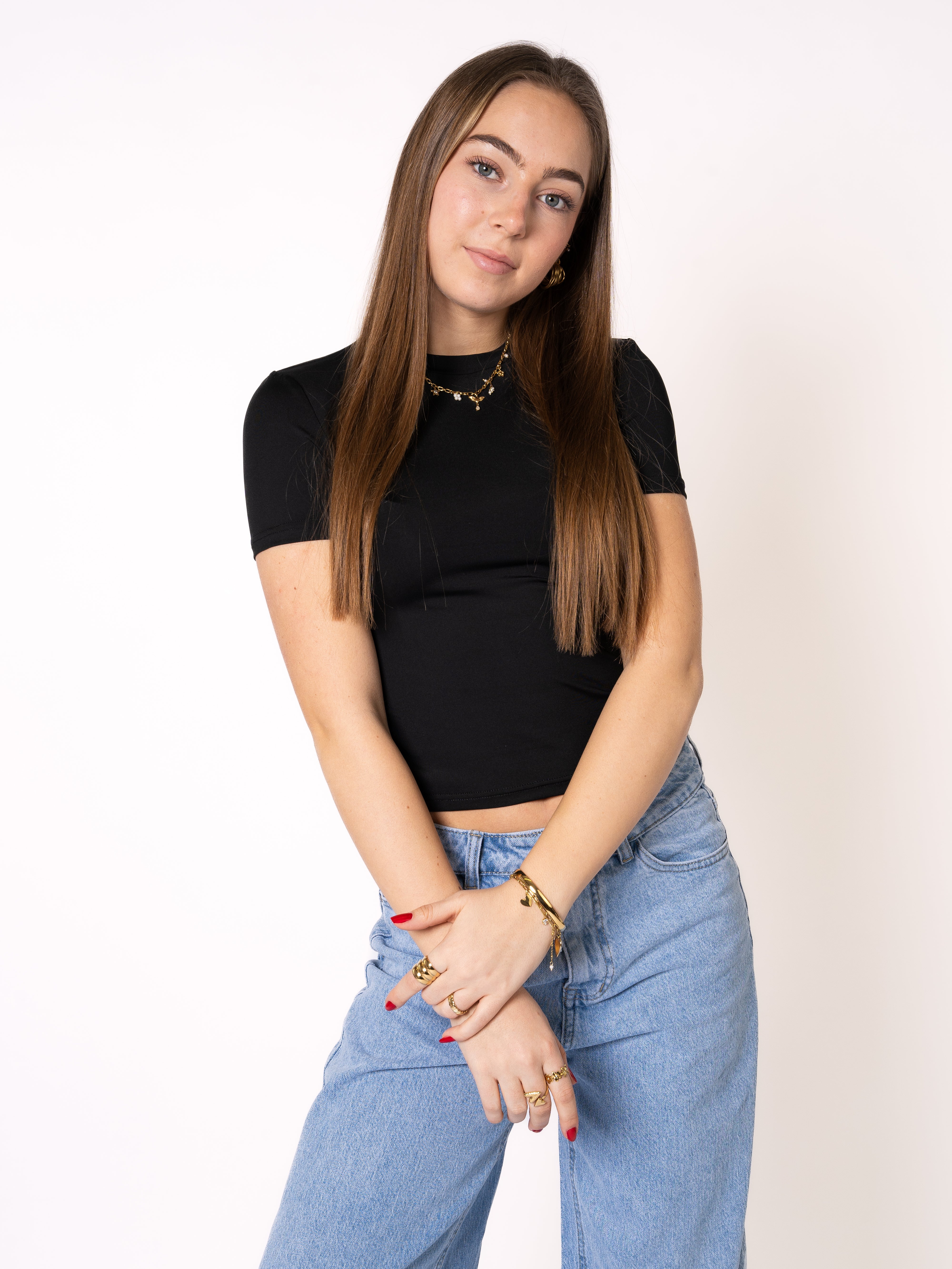 Classic Basic T-Shirt - Schwarz