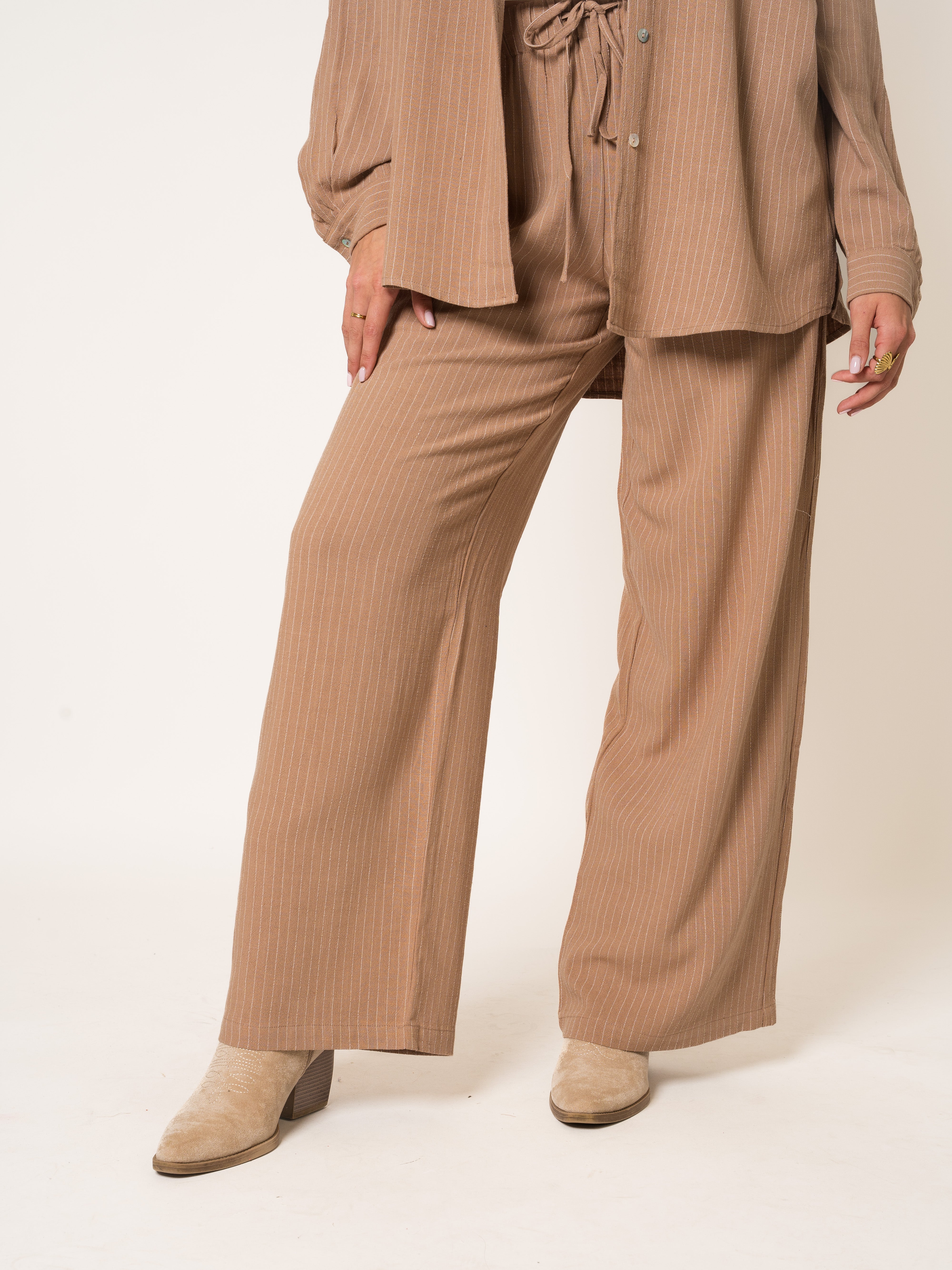 All Stripes Linen Set
