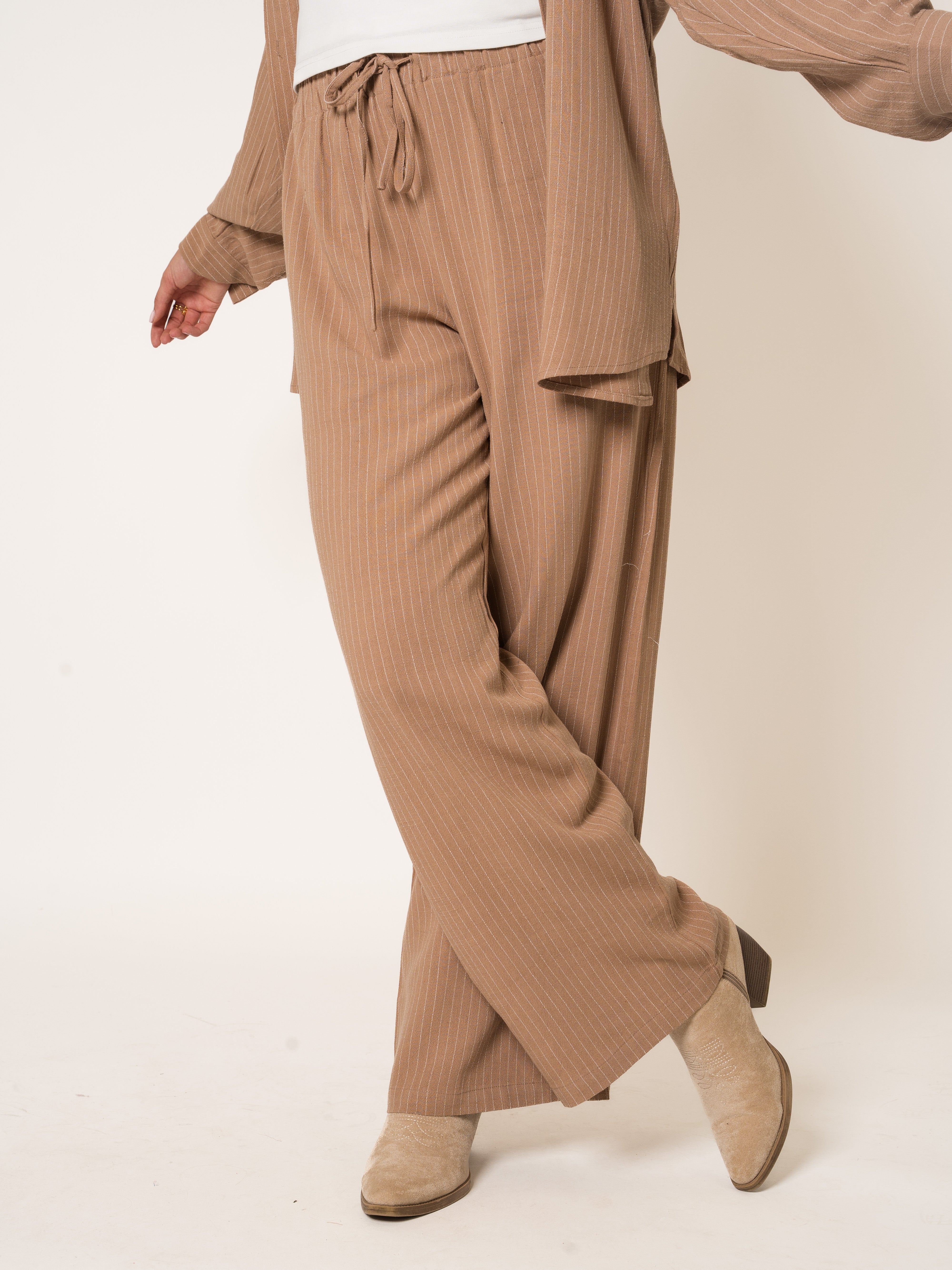 All Stripes Linen Set